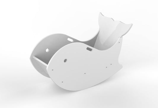 Ellery- Dolphin Rocking Chair - Chickadees Wooden Toys