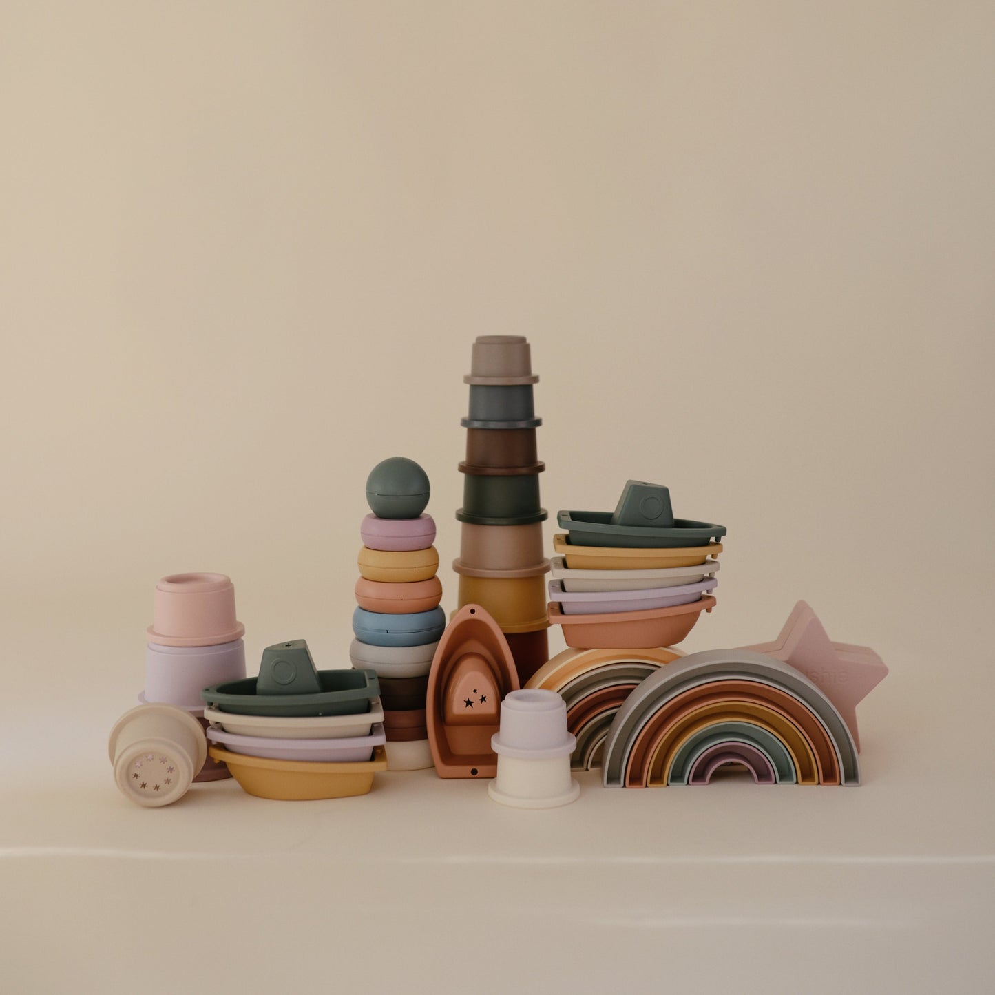 Stacking Rings Toy - Chickadees Wooden Toys