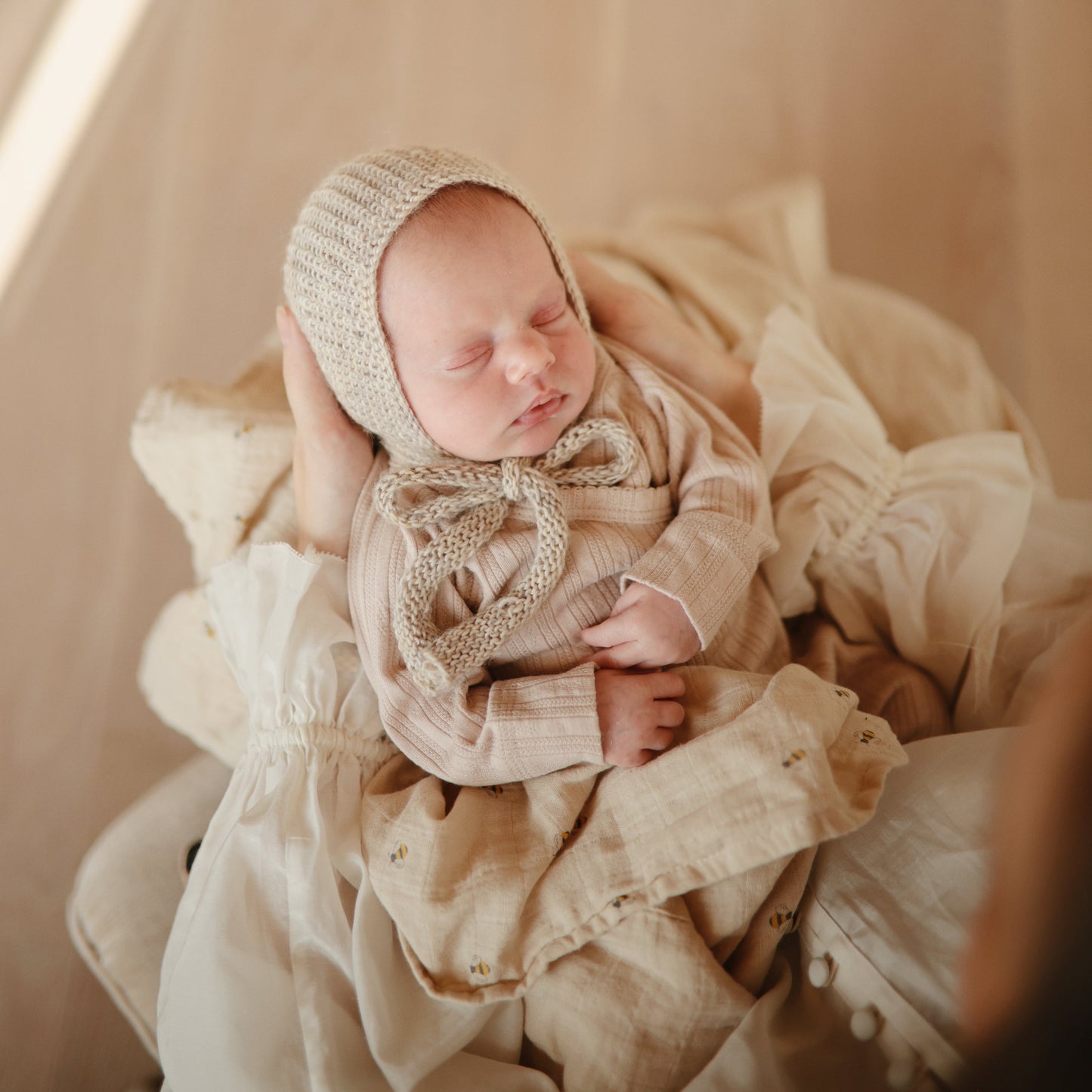 Organic Cotton Muslin Swaddle Blanket - Chickadees Wooden Toys