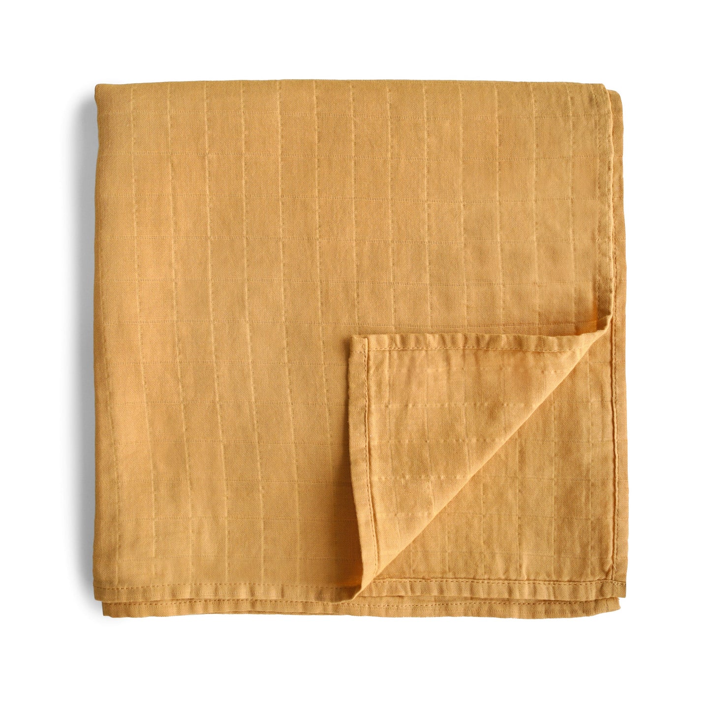 Organic Cotton Muslin Swaddle Blanket - Chickadees Wooden Toys