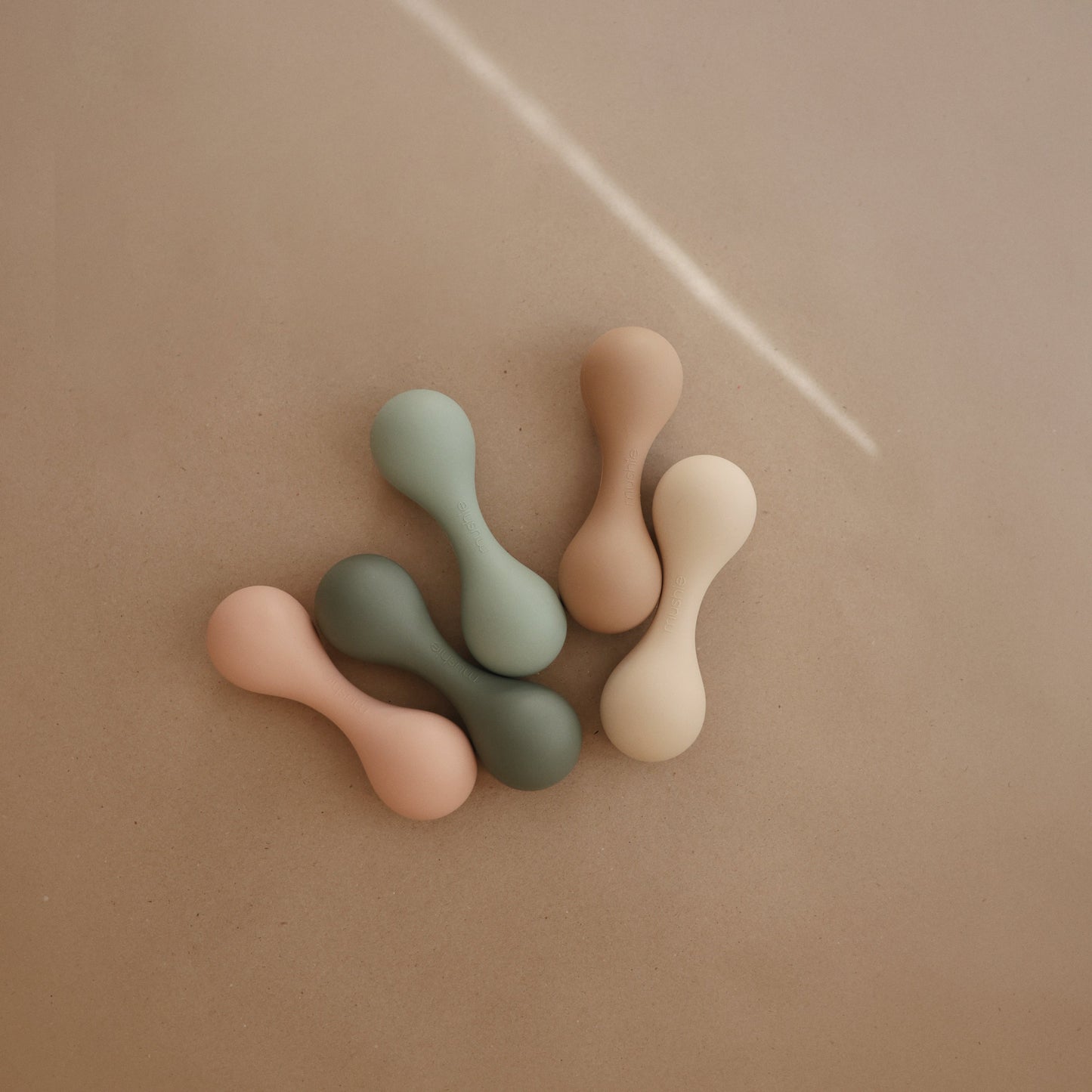 Silicone Baby Rattle Toy - Chickadees Wooden Toys