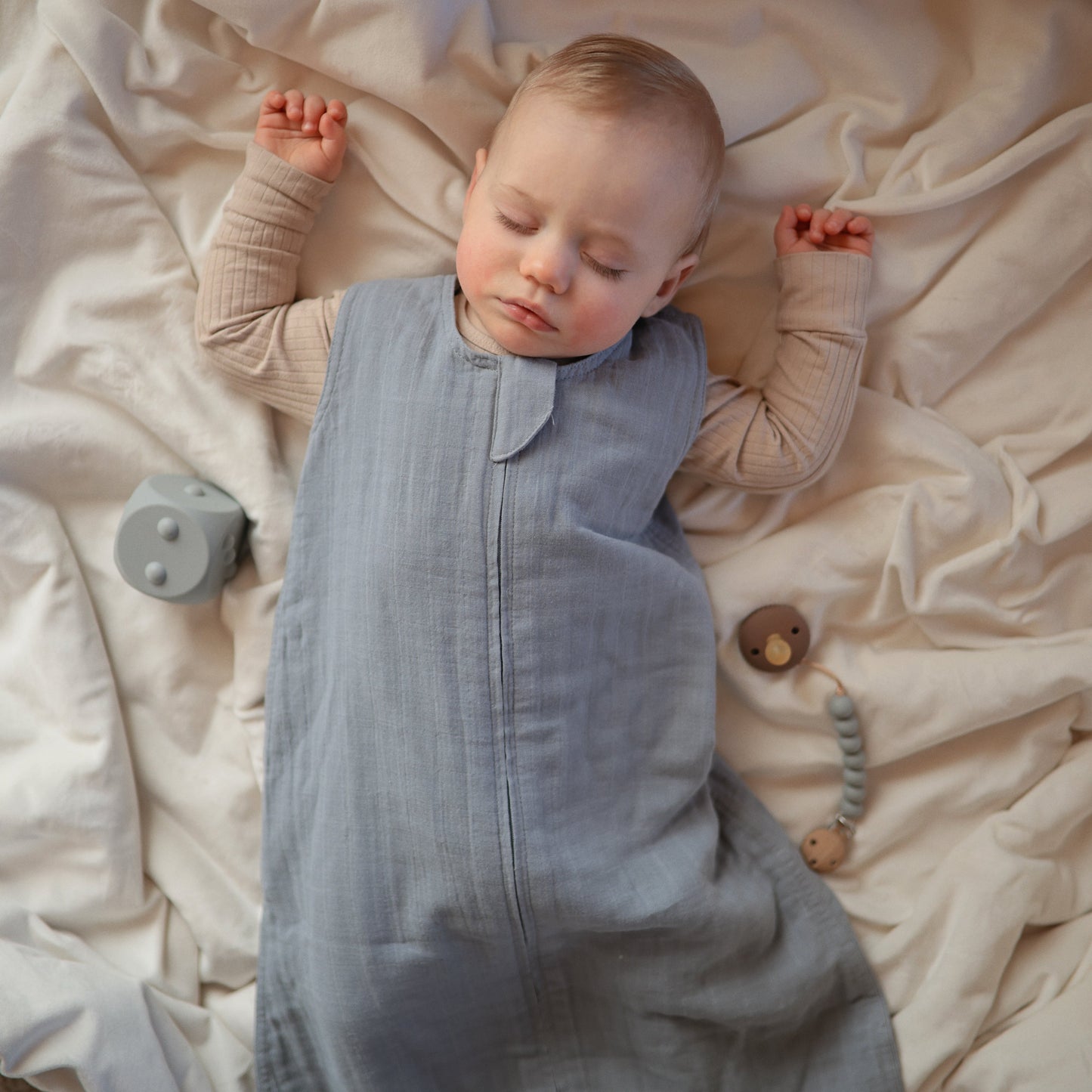 Organic Cotton Sleep Bag - Chickadees Wooden Toys