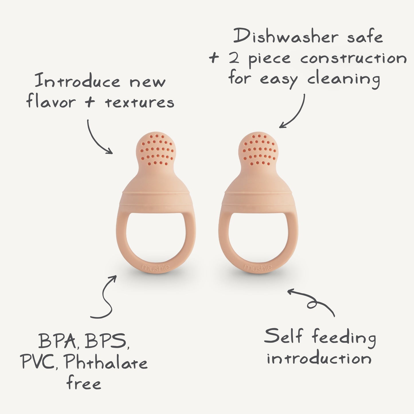Silicone Fresh Food Feeder - Chickadees Wooden Toys