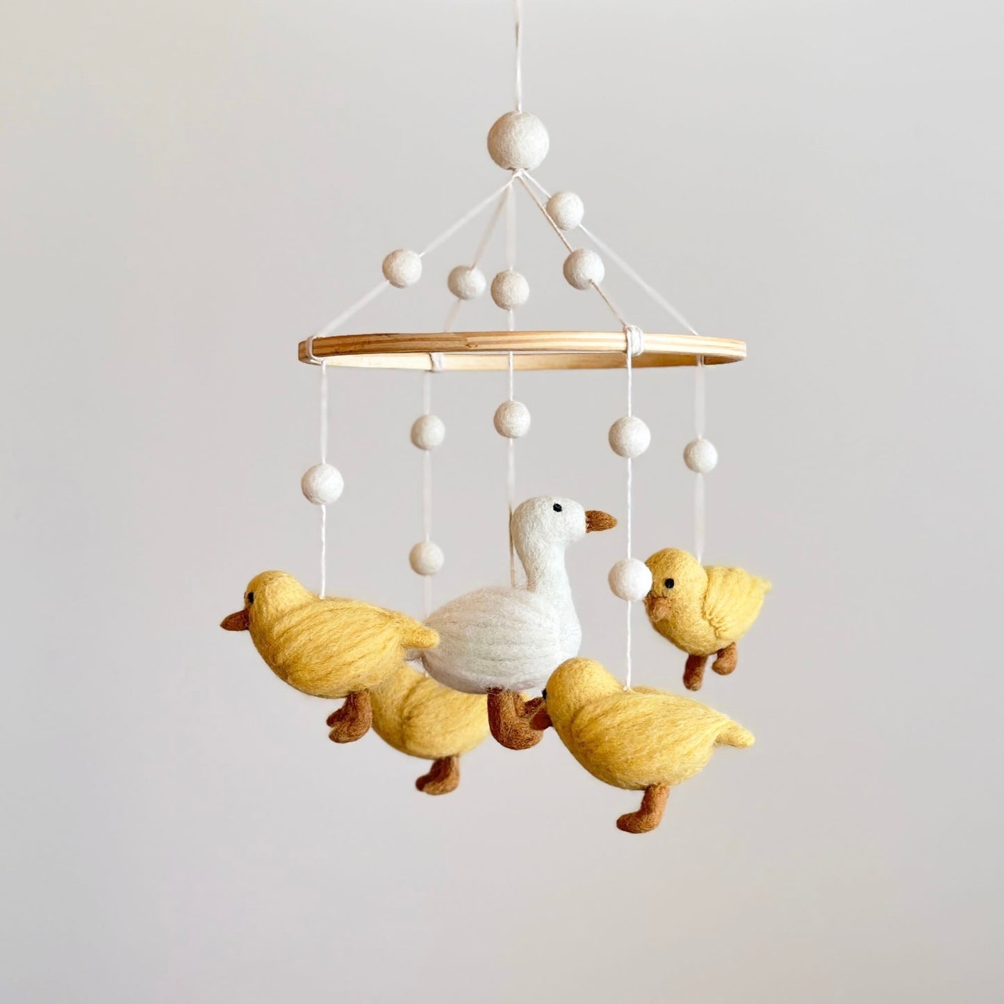 Felt Baby Mobile - Call Duck - Chickadees Wooden Toys