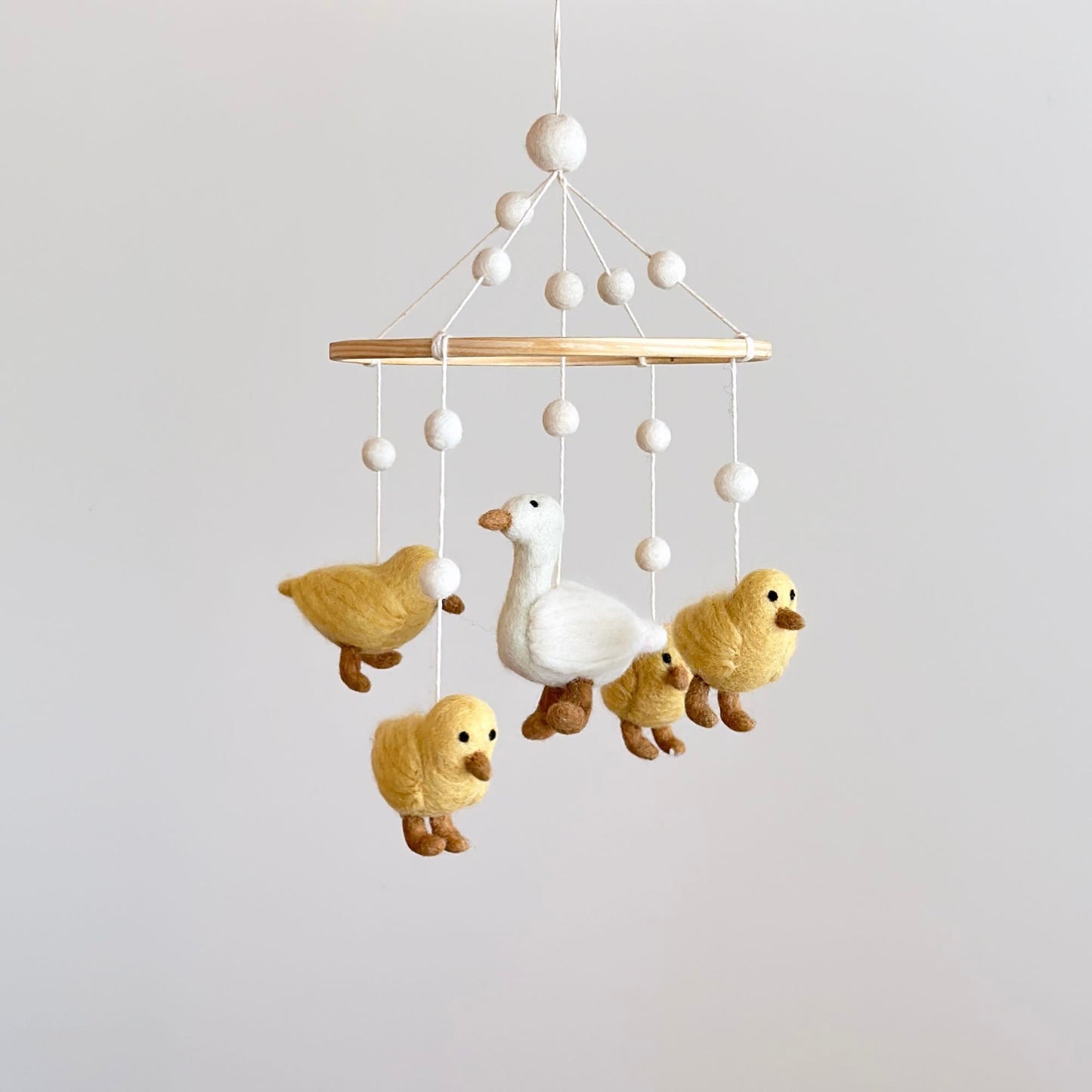 Felt Baby Mobile - Call Duck - Chickadees Wooden Toys