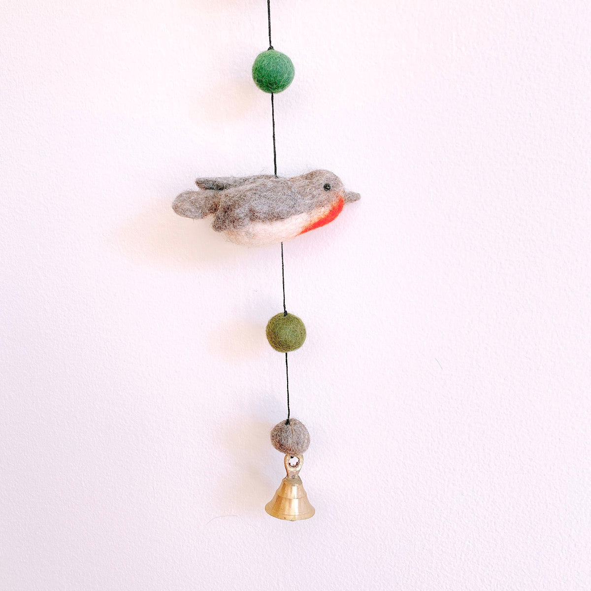 Felt Bird Garland - Chickadees Wooden Toys