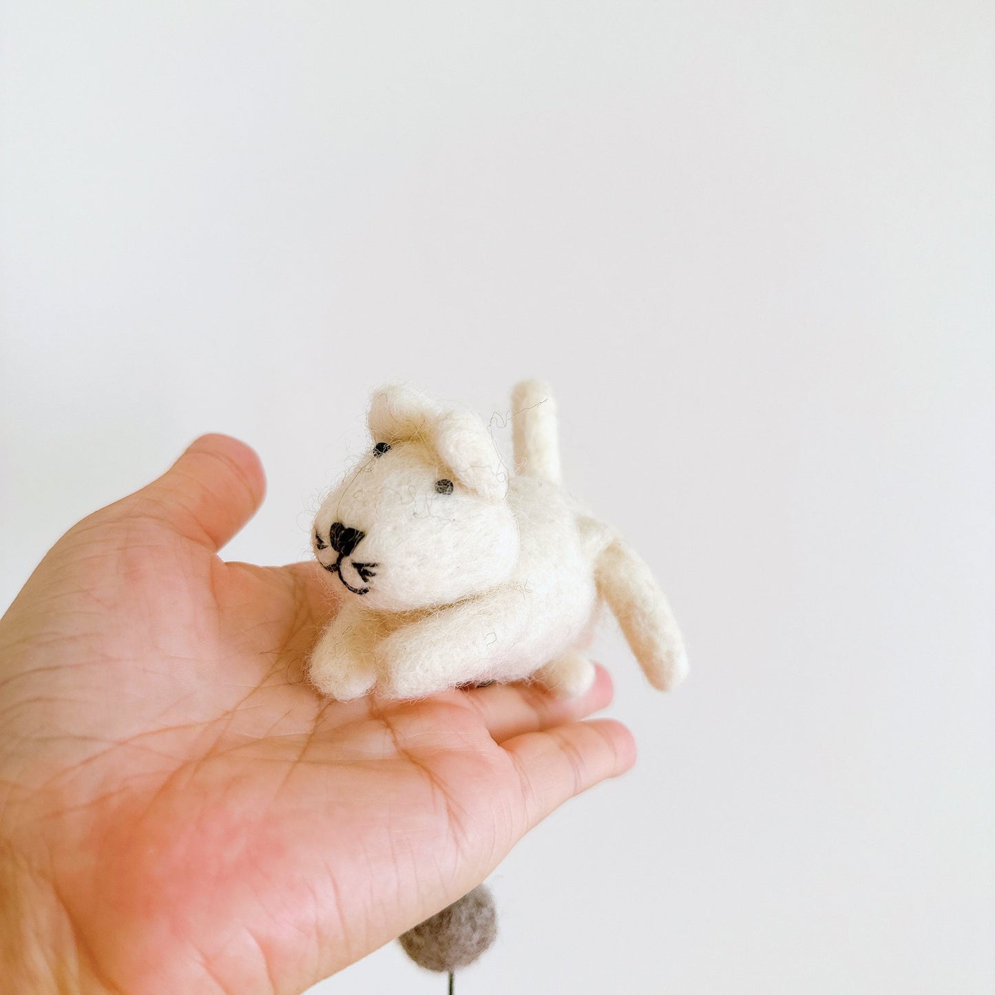Felt Cat Garland - Chickadees Wooden Toys