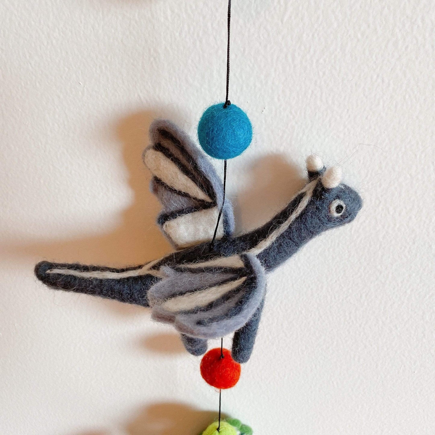 Felt Dragon Garland - Chickadees Wooden Toys