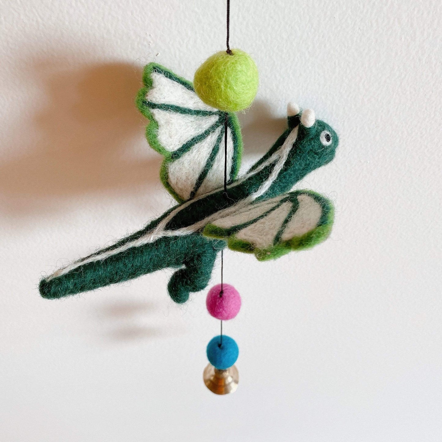 Felt Dragon Garland - Chickadees Wooden Toys
