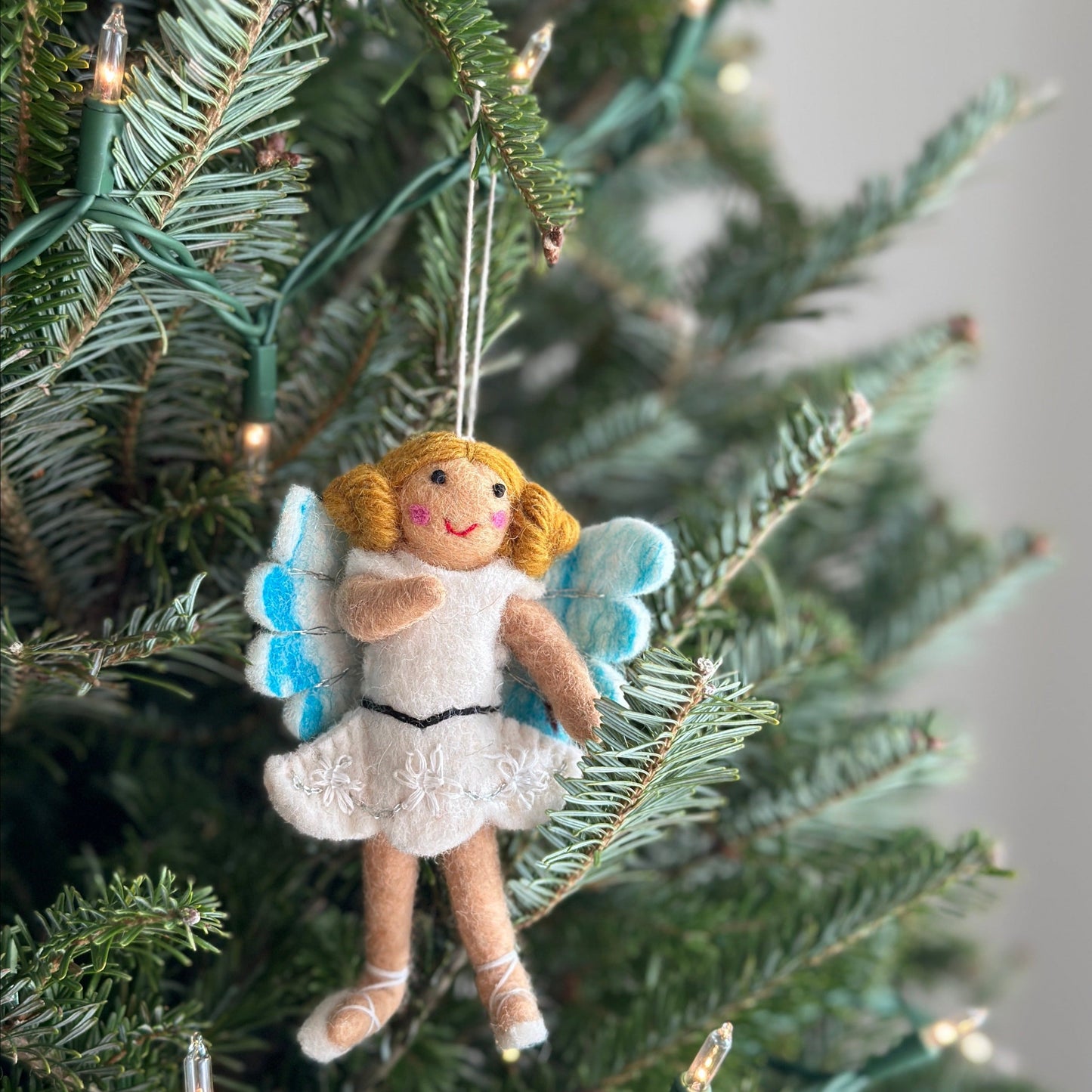 Felt Fairy Girl Ornament - Chickadees Wooden Toys