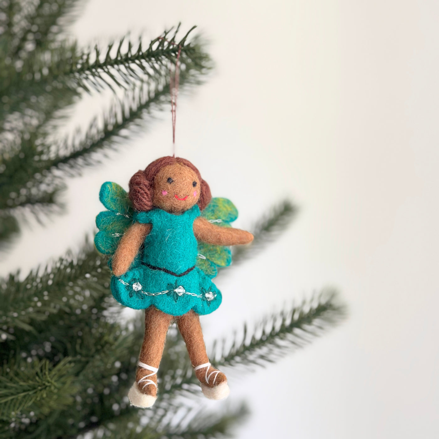 Felt Fairy Girl Ornament - Chickadees Wooden Toys