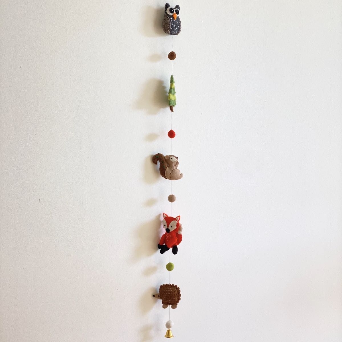Felt Forest Animal Garland - Chickadees Wooden Toys