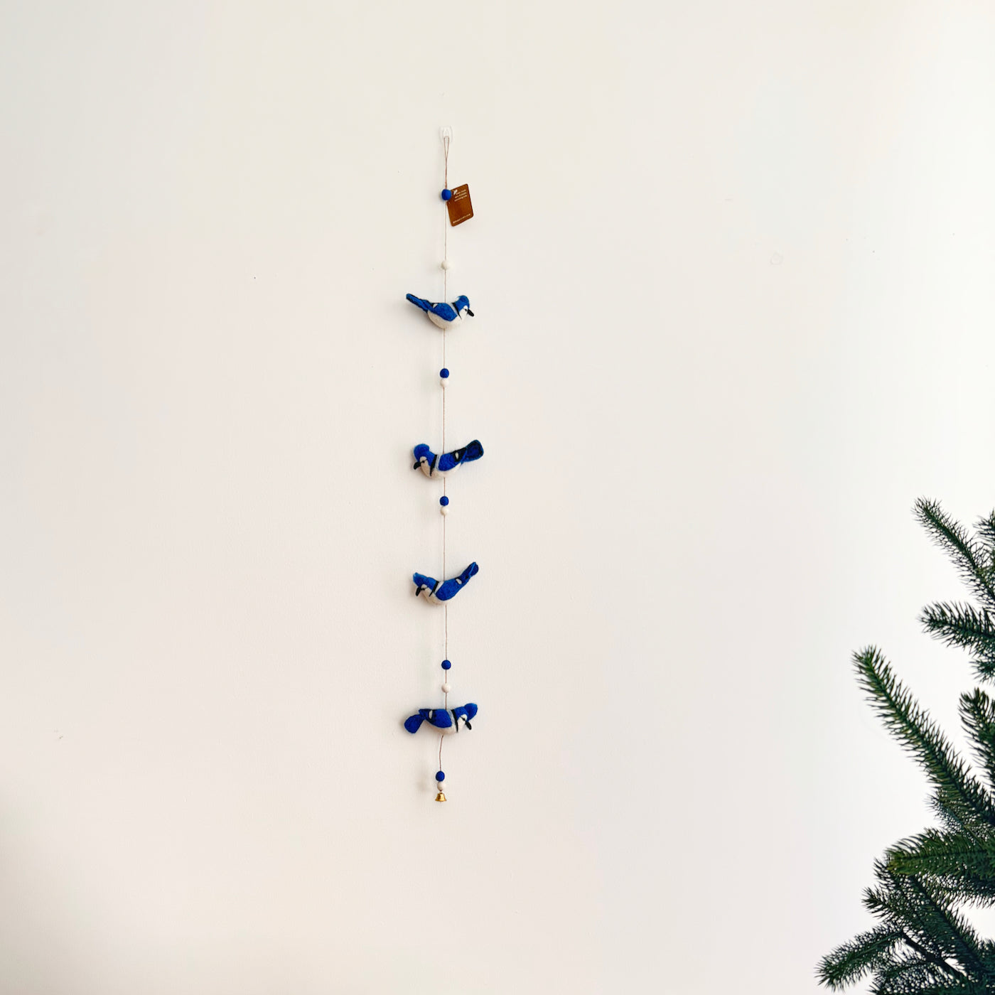 Felt Garland - Blue Jay - Chickadees Wooden Toys