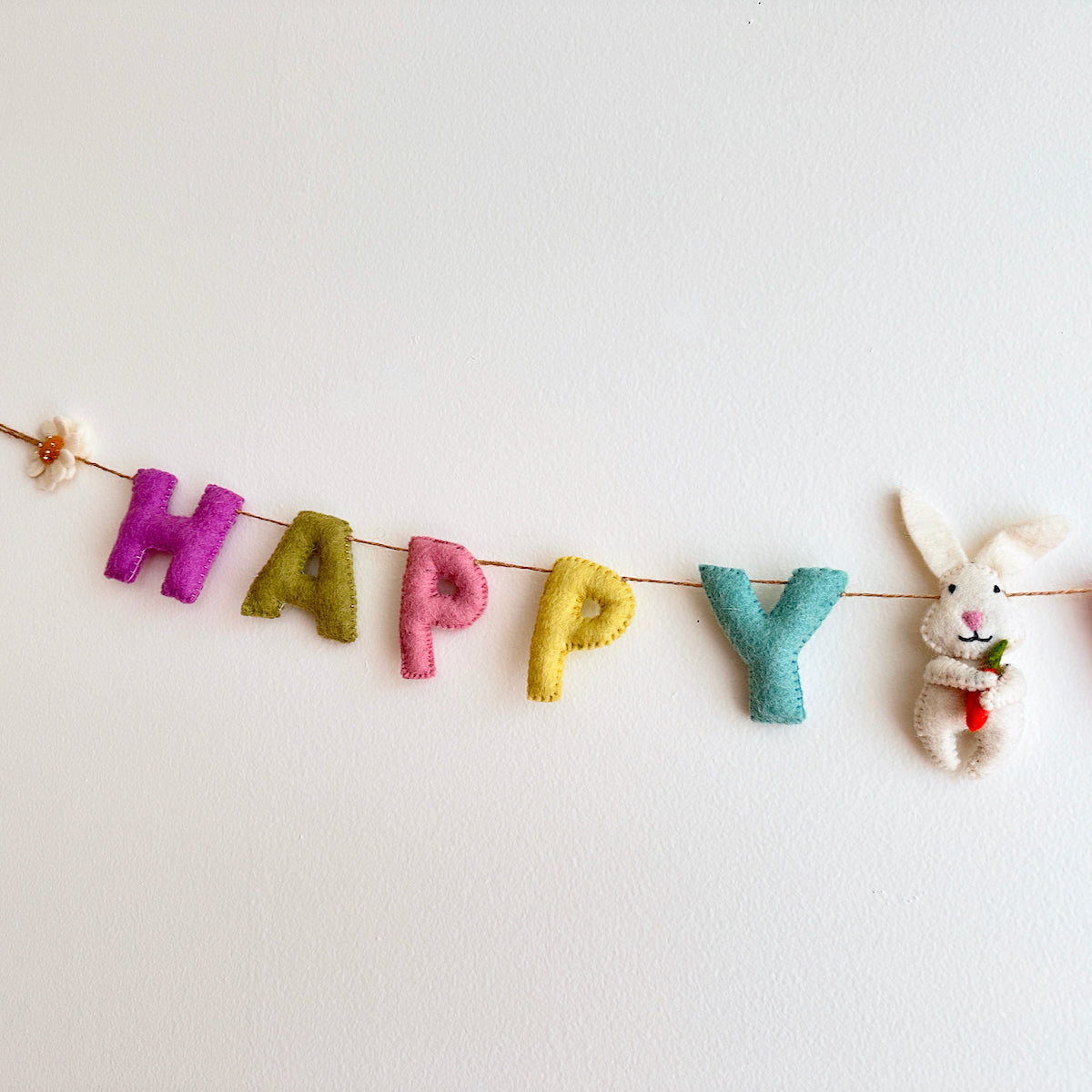 Felt Garland - Happy Easter - Chickadees Wooden Toys