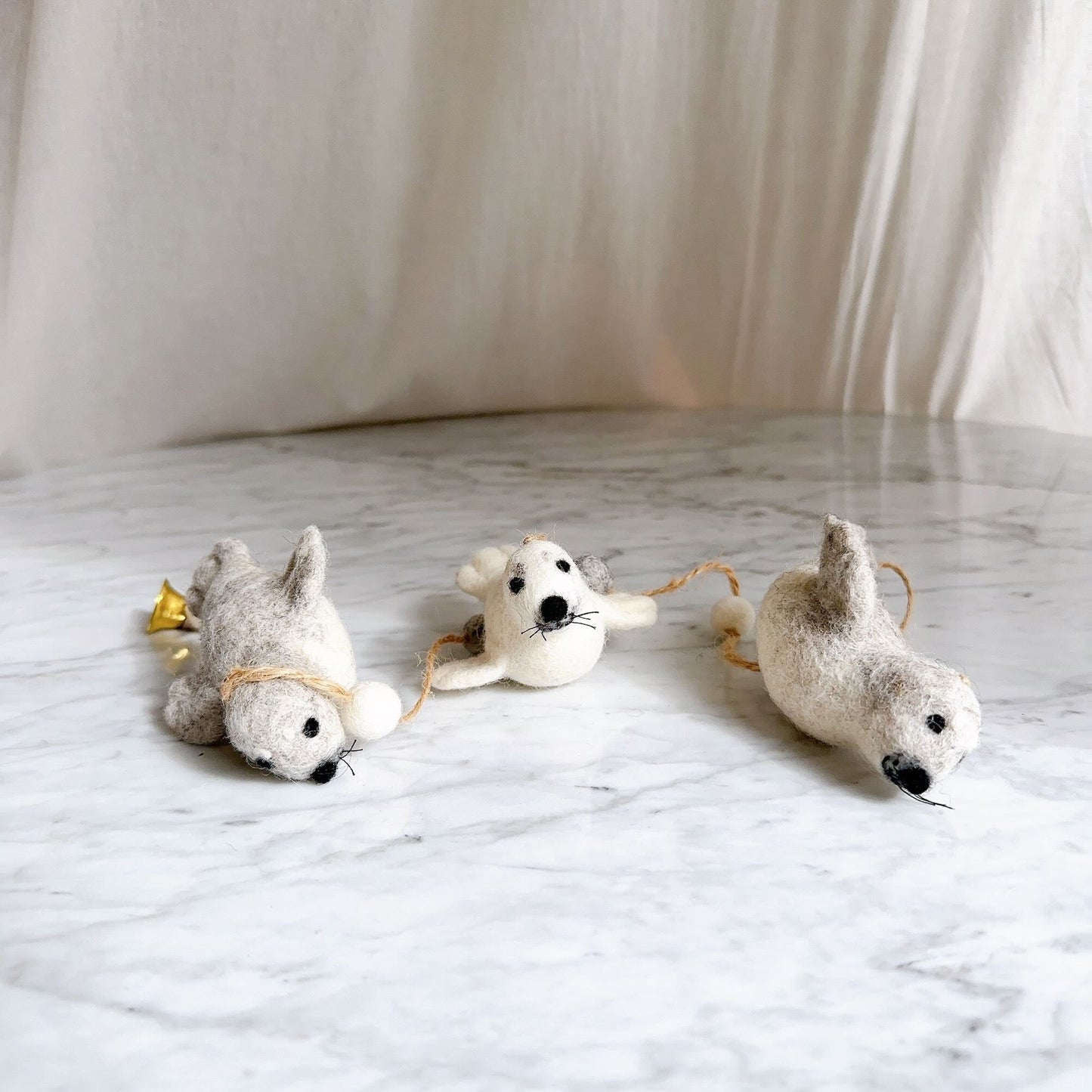 Felt Garland - Seal - Chickadees Wooden Toys
