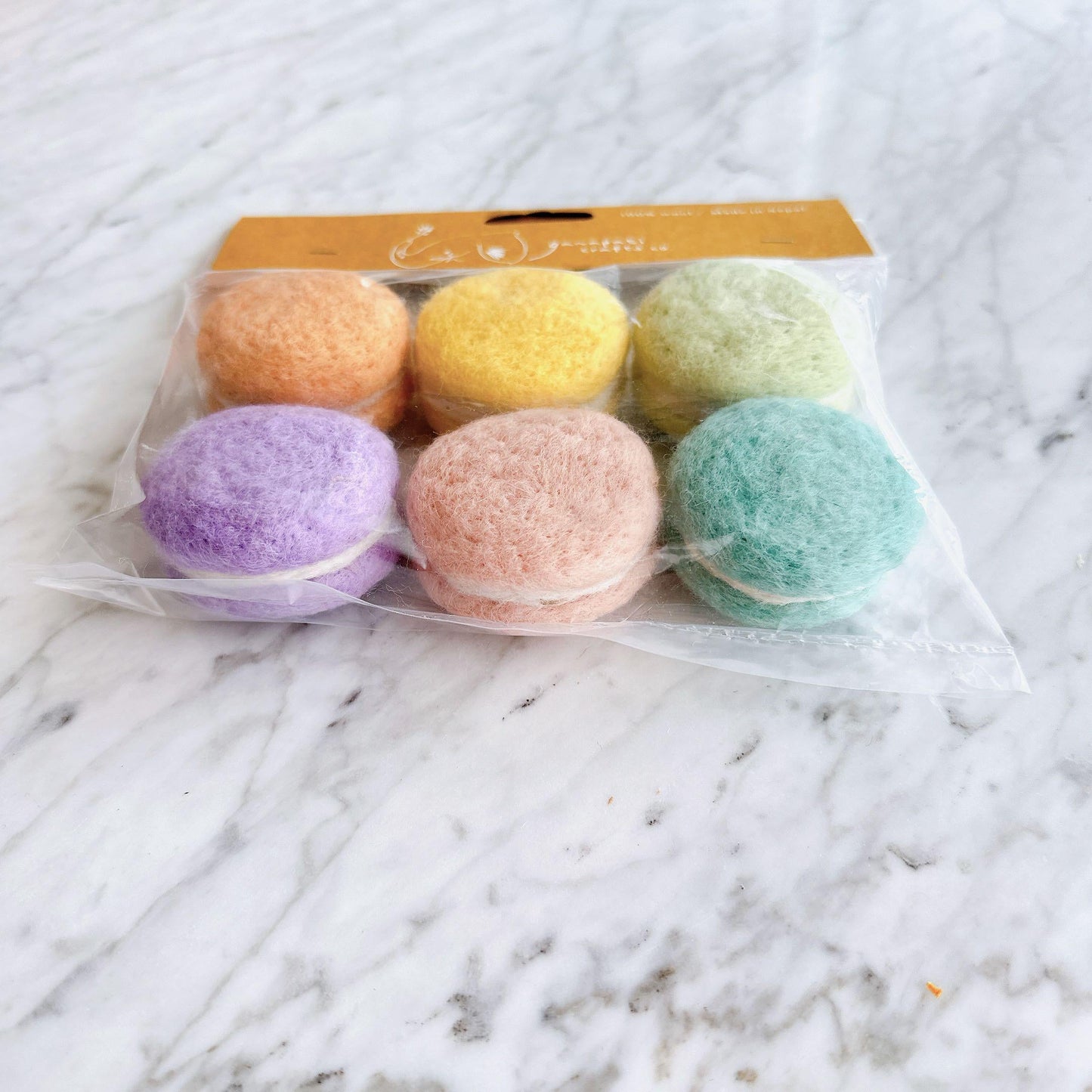 Felt Macarons - Chickadees Wooden Toys