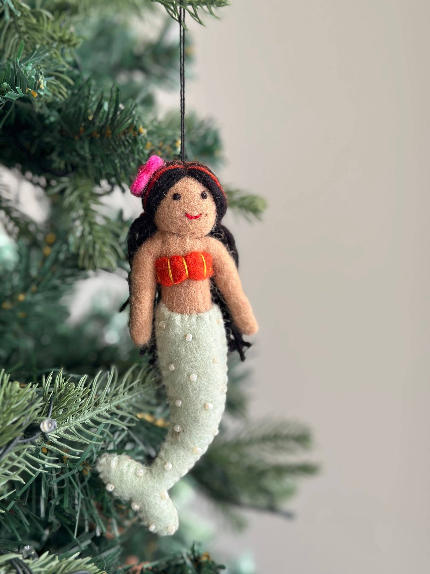 Felt Ornament - Assorted Mermaid - Chickadees Wooden Toys