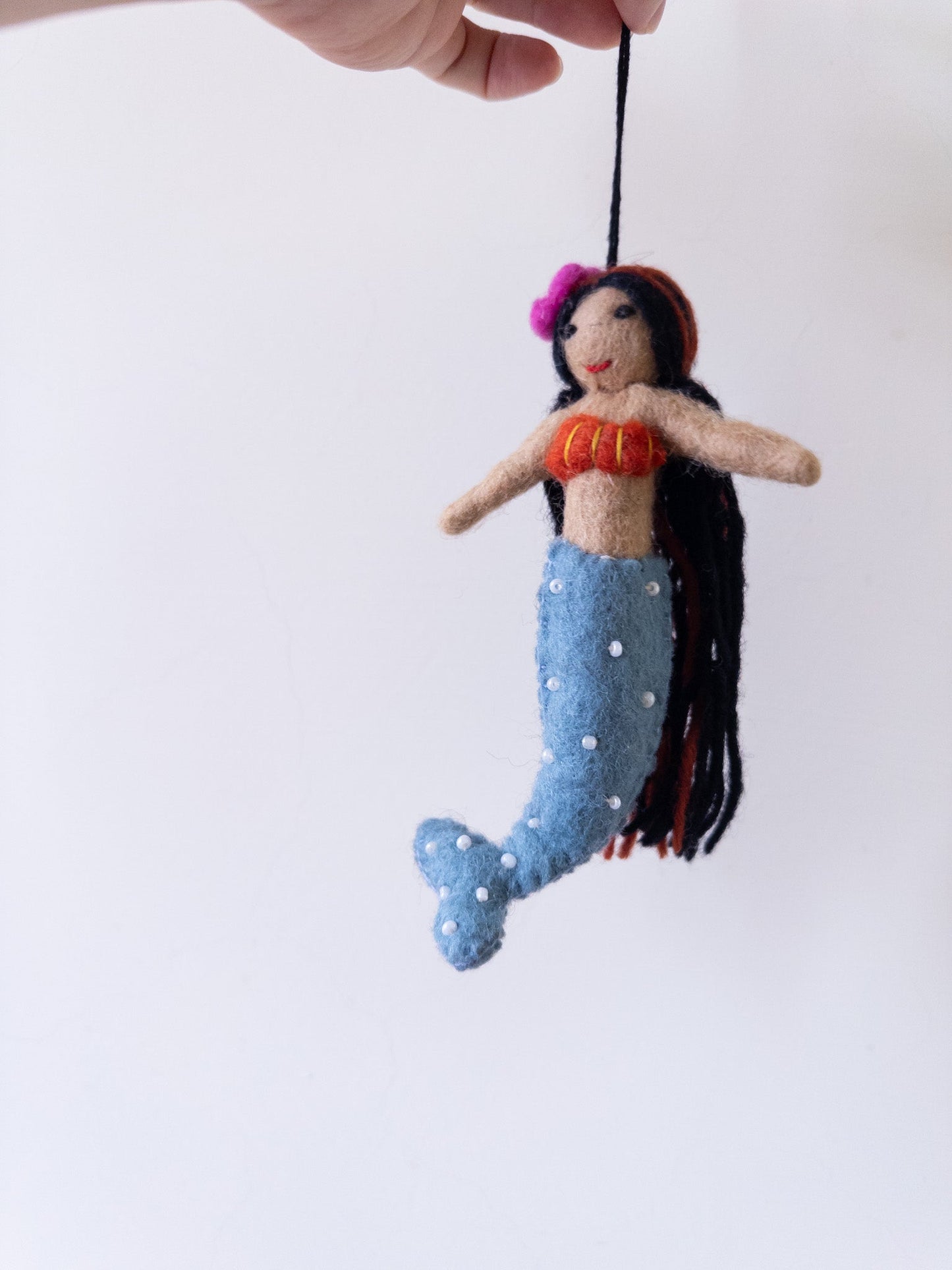 Felt Ornament - Assorted Mermaid - Chickadees Wooden Toys