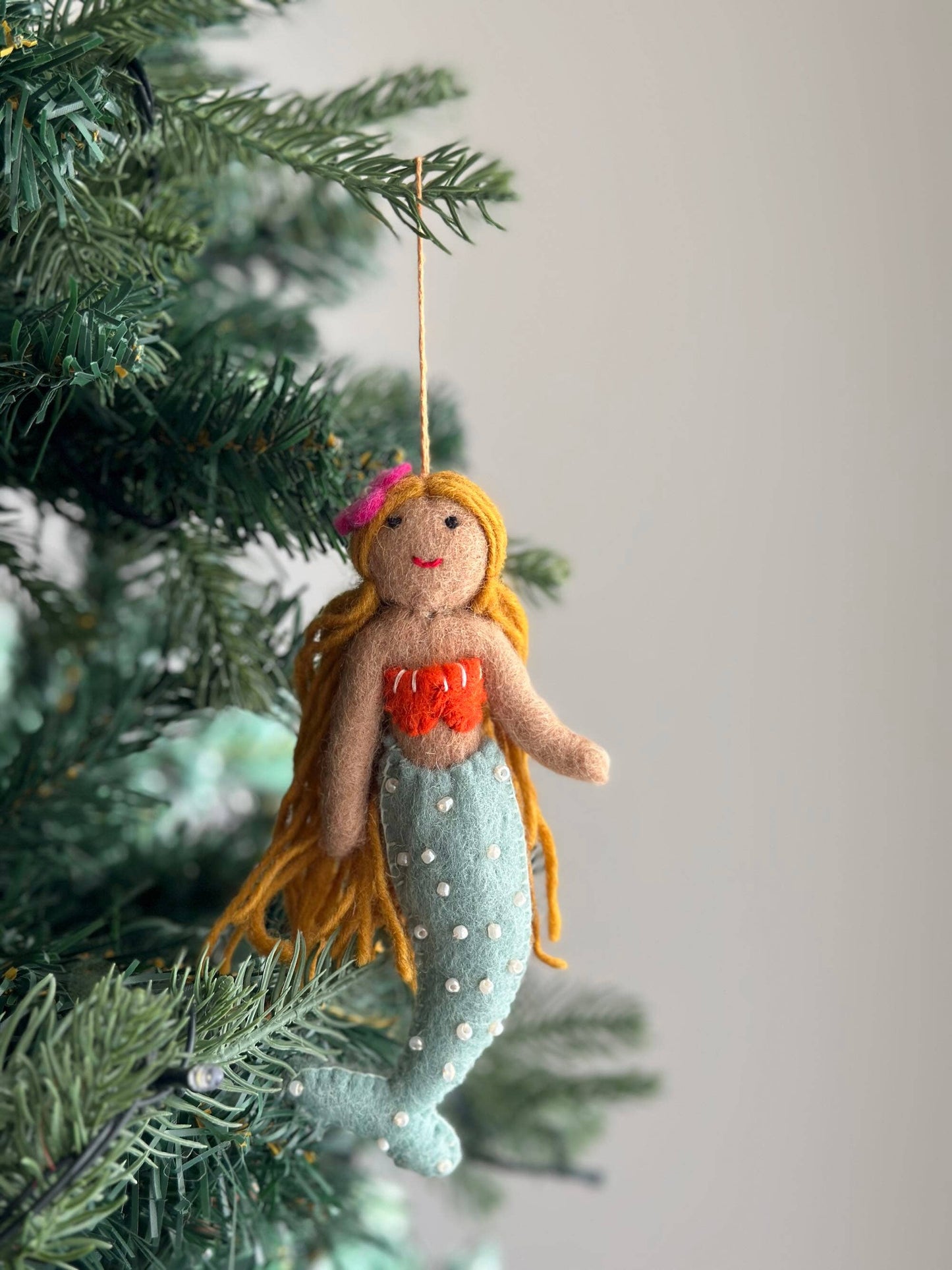 Felt Ornament - Assorted Mermaid - Chickadees Wooden Toys