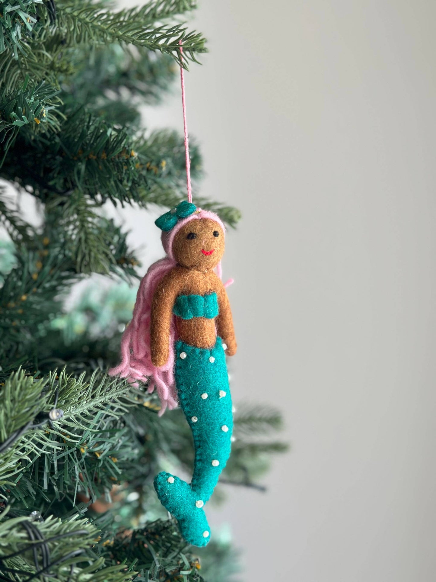 Felt Ornament - Assorted Mermaid - Chickadees Wooden Toys