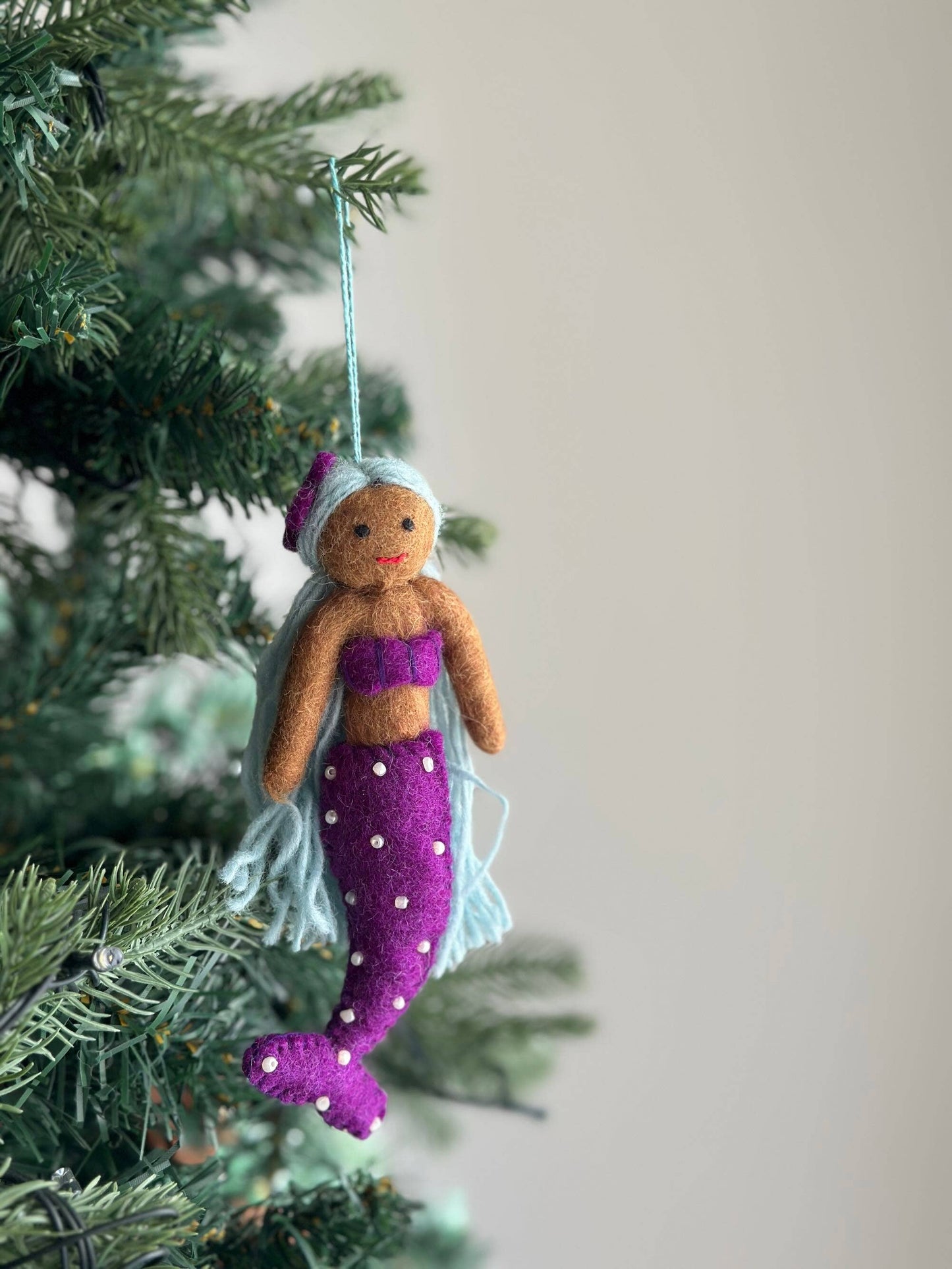 Felt Ornament - Assorted Mermaid - Chickadees Wooden Toys