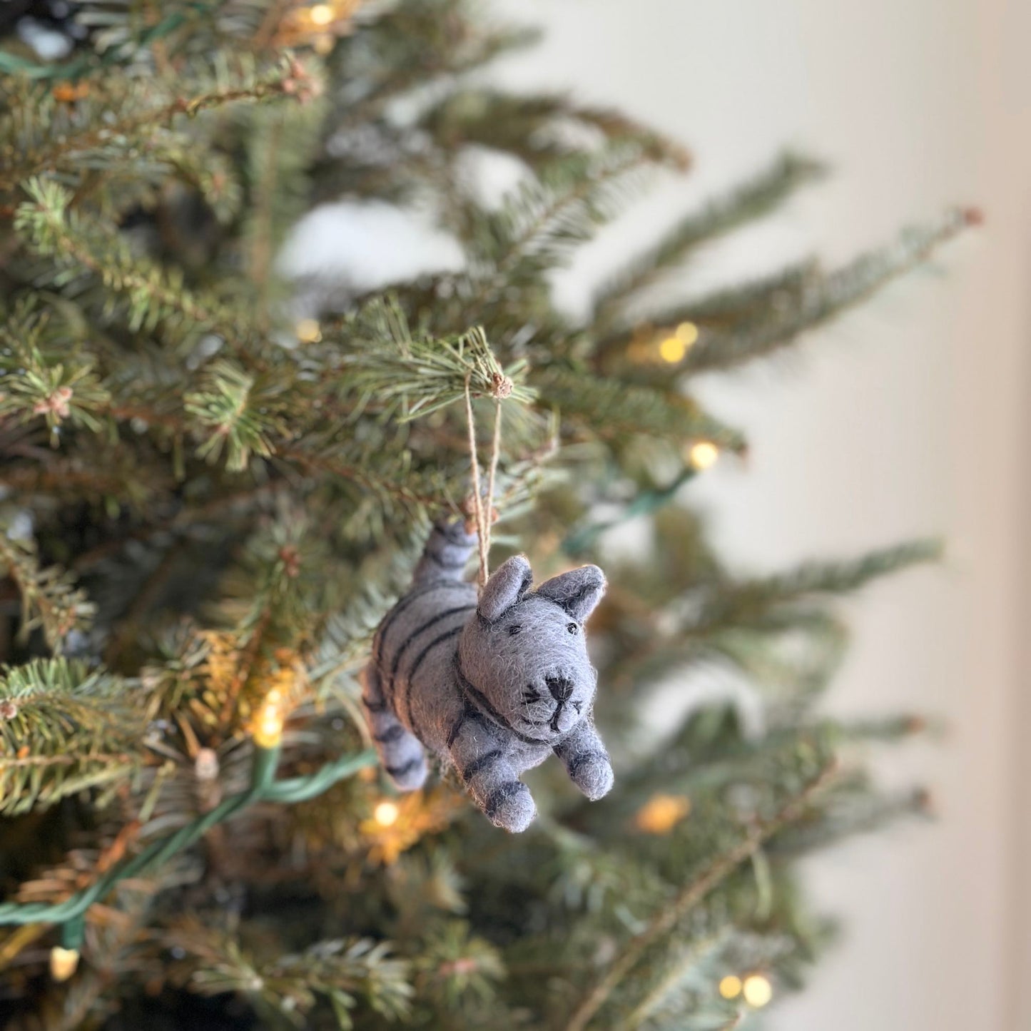 Felt Ornament - Cat - Chickadees Wooden Toys