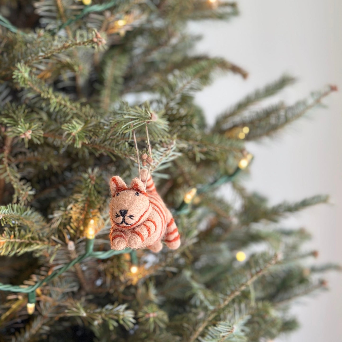 Felt Ornament - Cat - Chickadees Wooden Toys