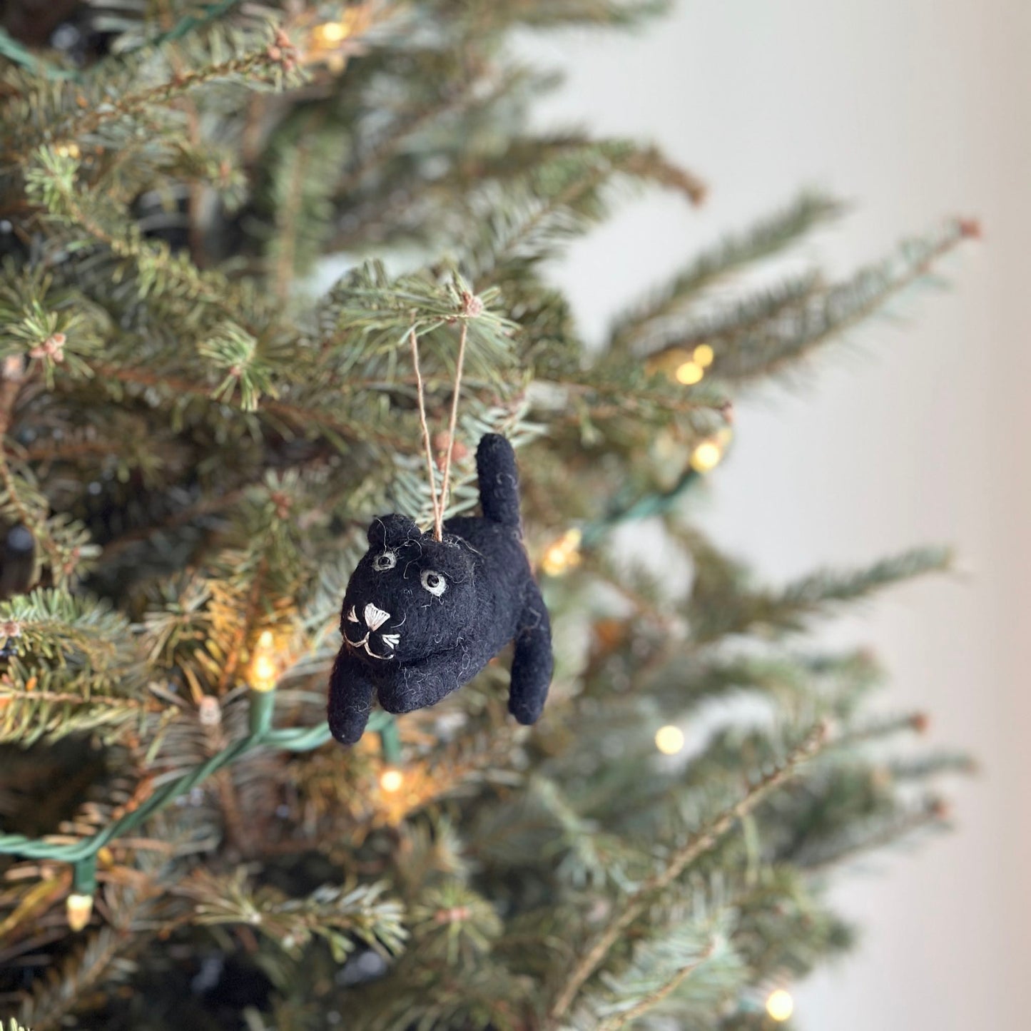 Felt Ornament - Cat - Chickadees Wooden Toys