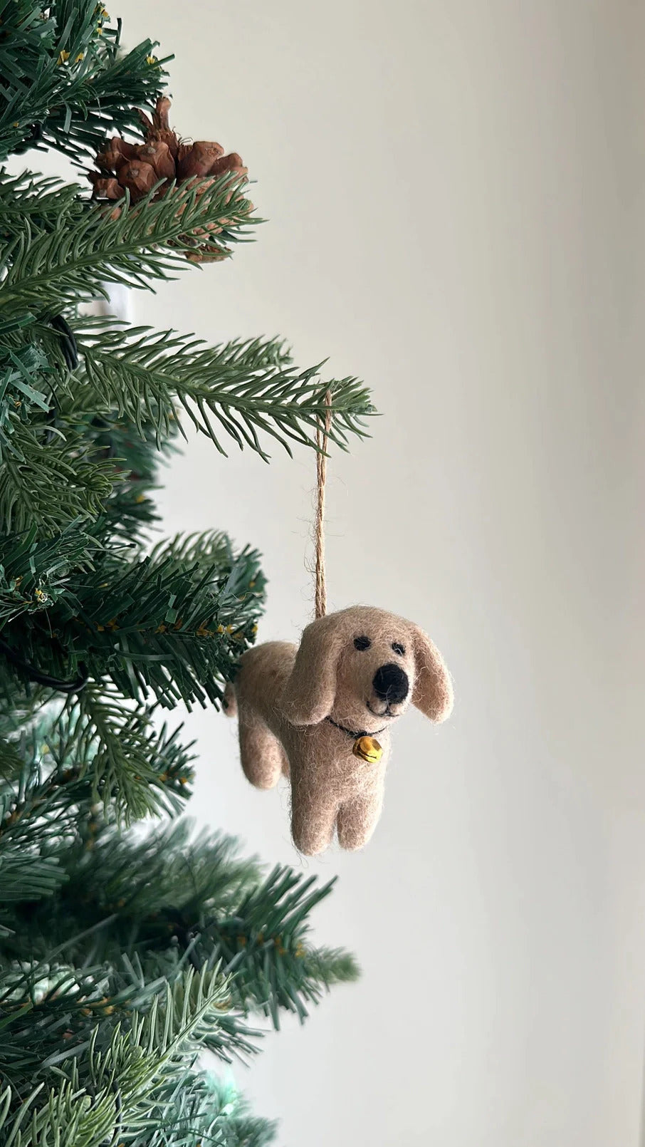 Felt Ornament - Dachshund Dogs - Chickadees Wooden Toys