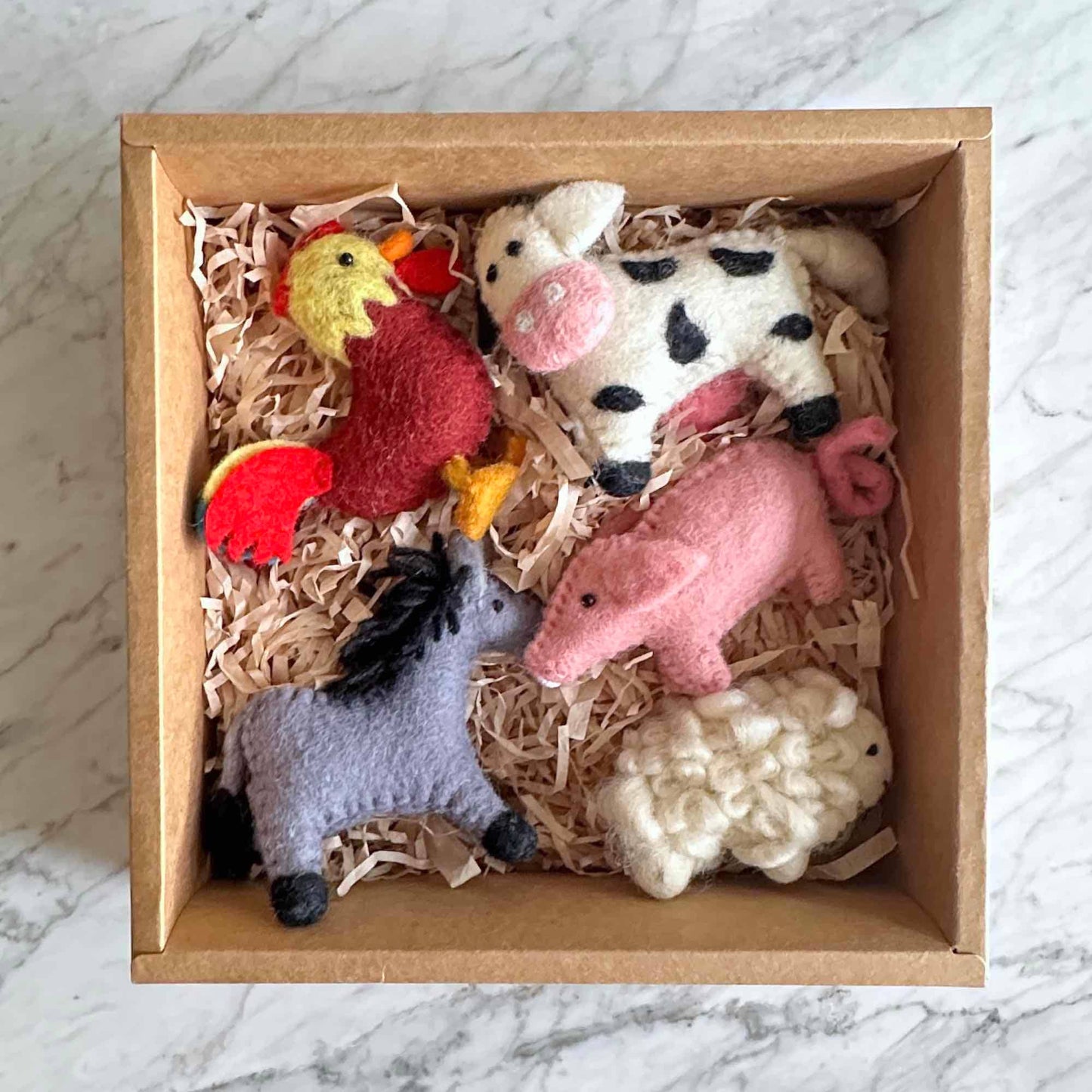 Felt Ornament - Donkey - Chickadees Wooden Toys