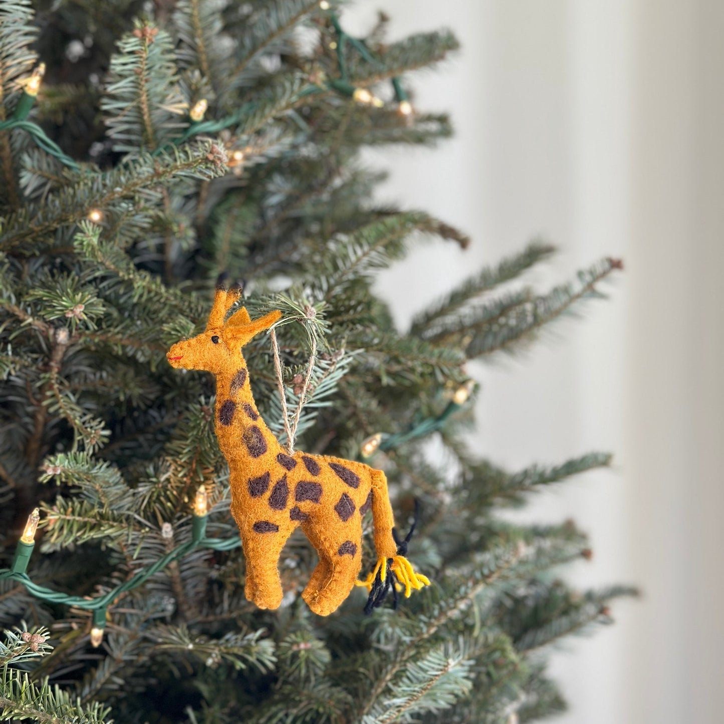 Felt Ornament - Giraffe - Chickadees Wooden Toys