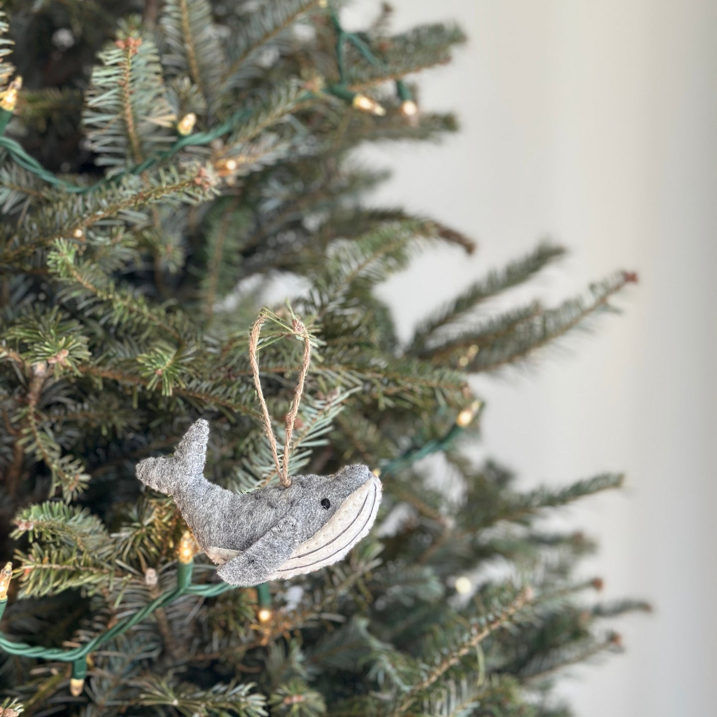 Felt Ornament - Humpback Whale - Chickadees Wooden Toys