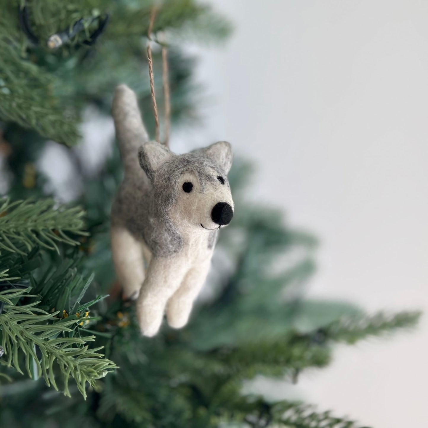Felt Ornament - Husky - Chickadees Wooden Toys