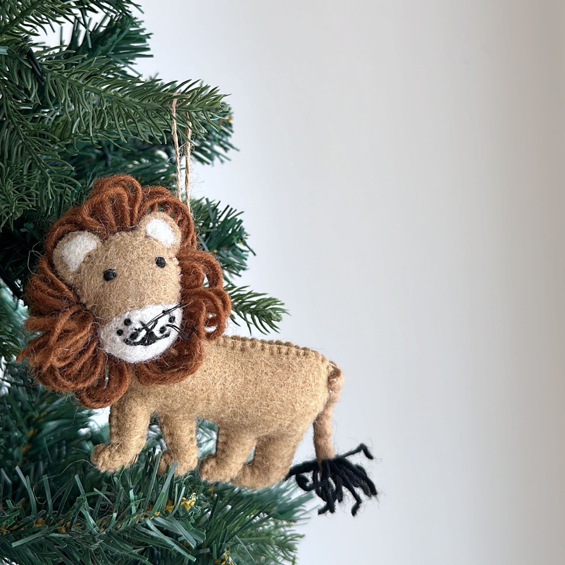 Felt Ornament - Lion - Chickadees Wooden Toys