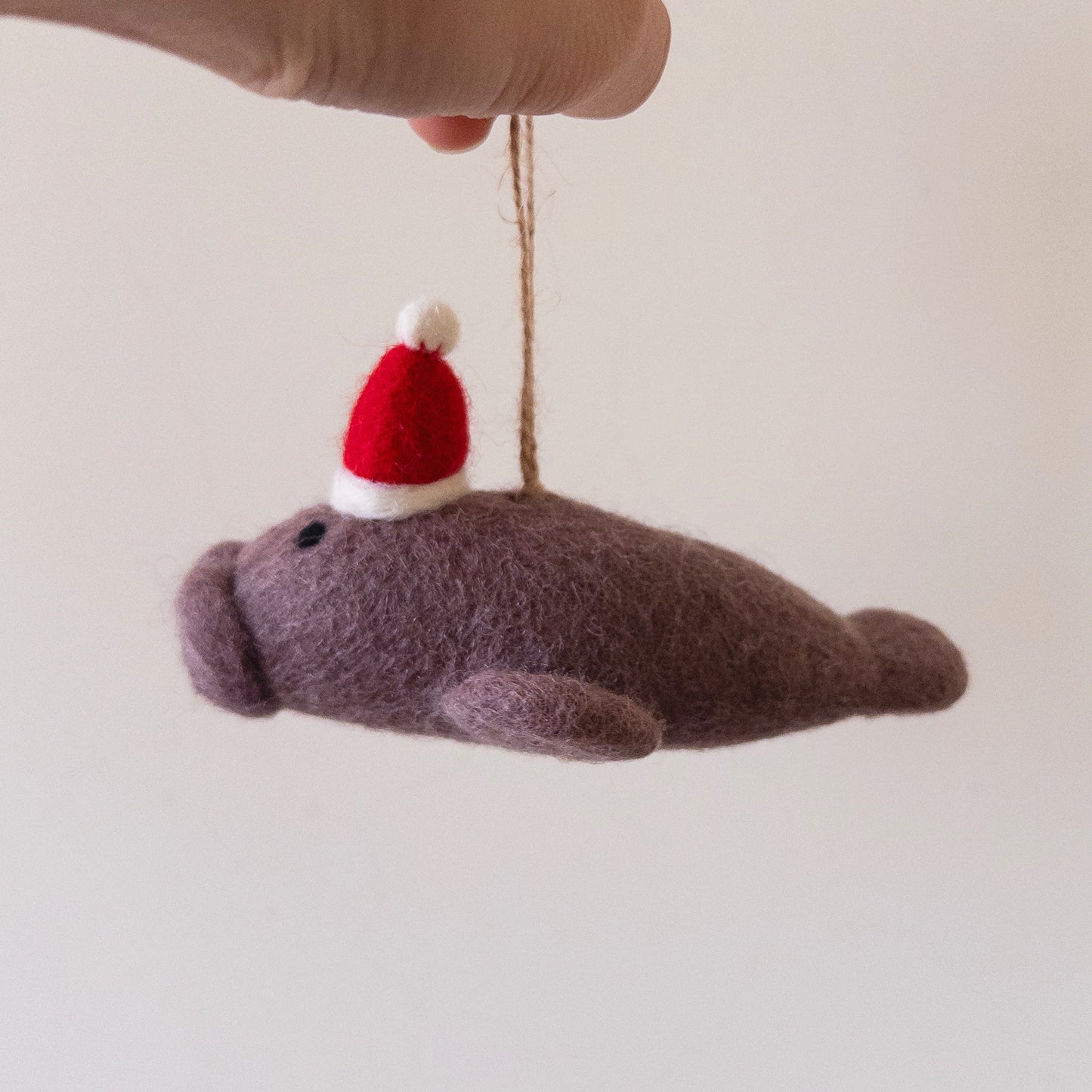 Felt Ornament - Manatee - Chickadees Wooden Toys