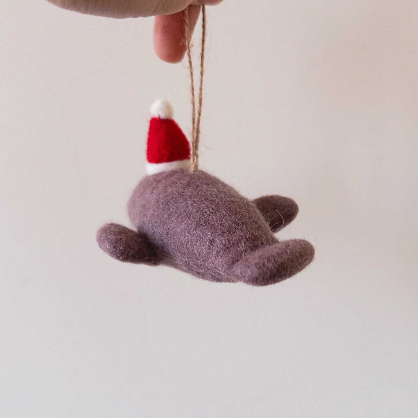 Felt Ornament - Manatee - Chickadees Wooden Toys
