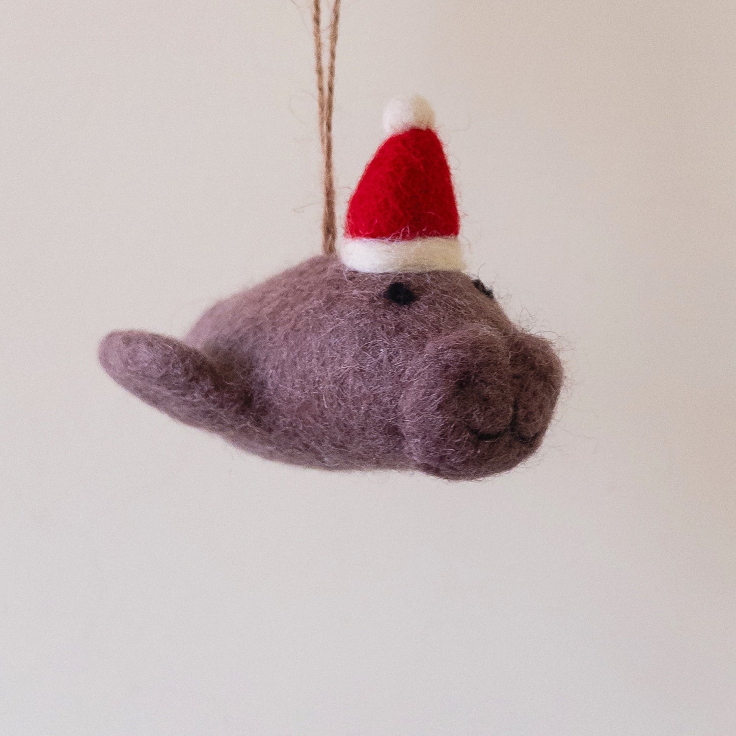 Felt Ornament - Manatee - Chickadees Wooden Toys
