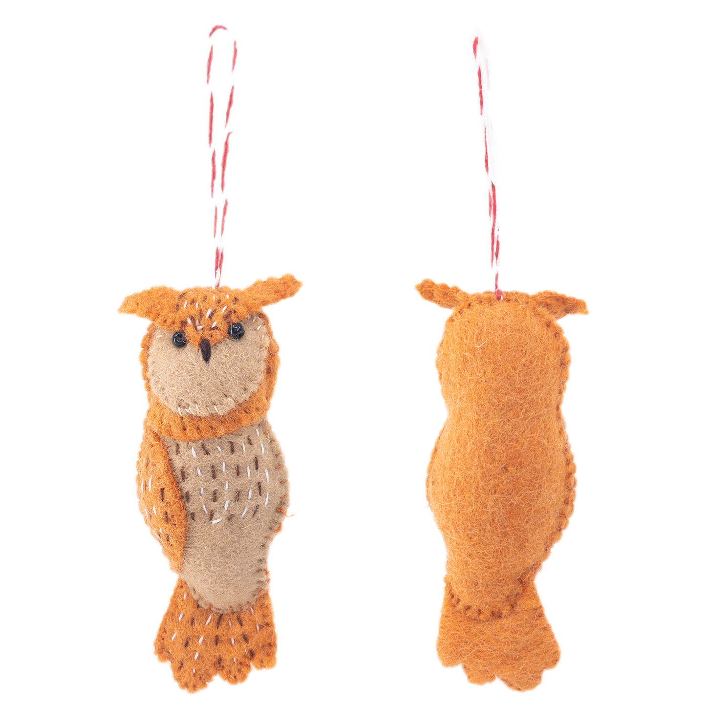 Felt Ornament - Owl Family - Chickadees Wooden Toys