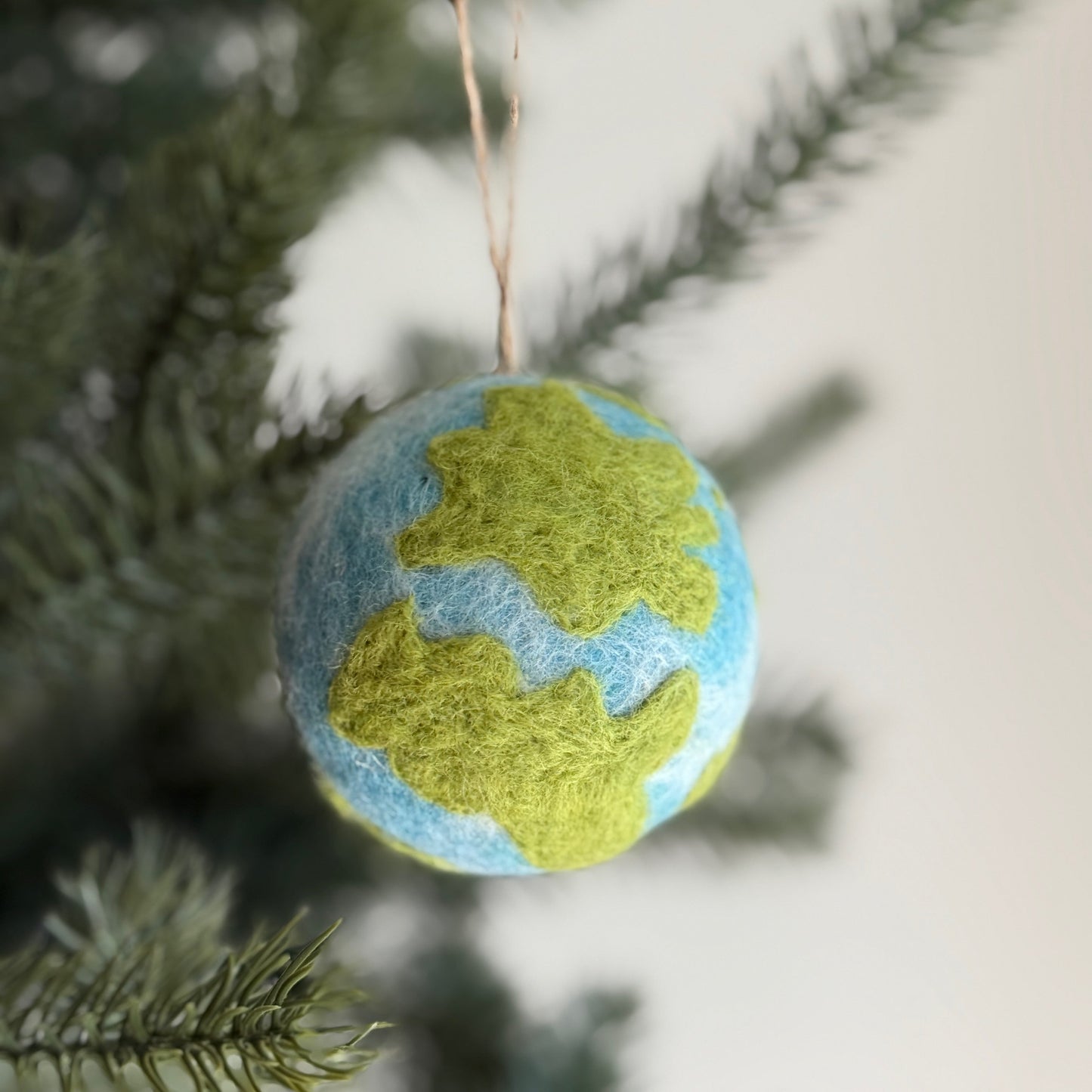 Felt Planet Ornament - For Earth Day! - Chickadees Wooden Toys
