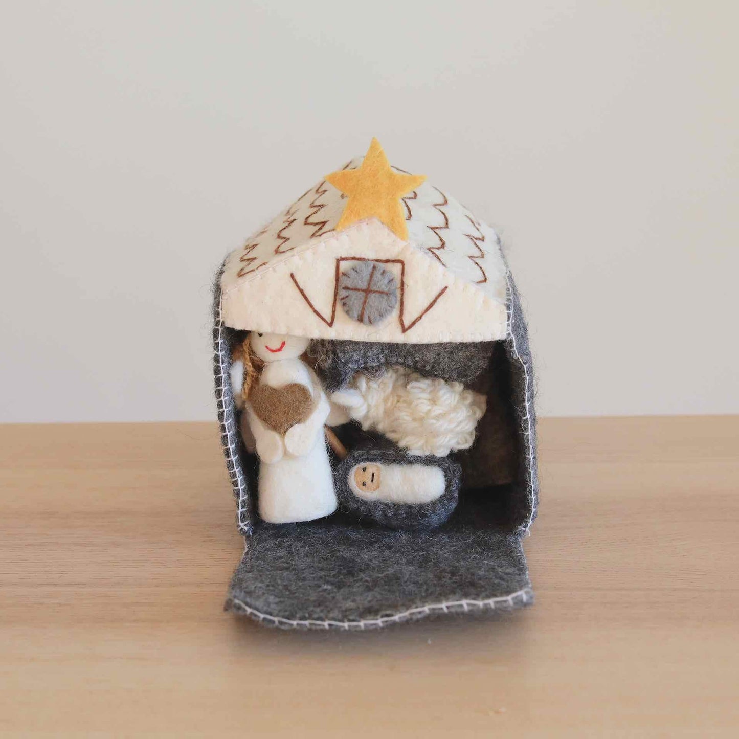 Finger Puppet Story Set—Nativity Scene - Chickadees Wooden Toys