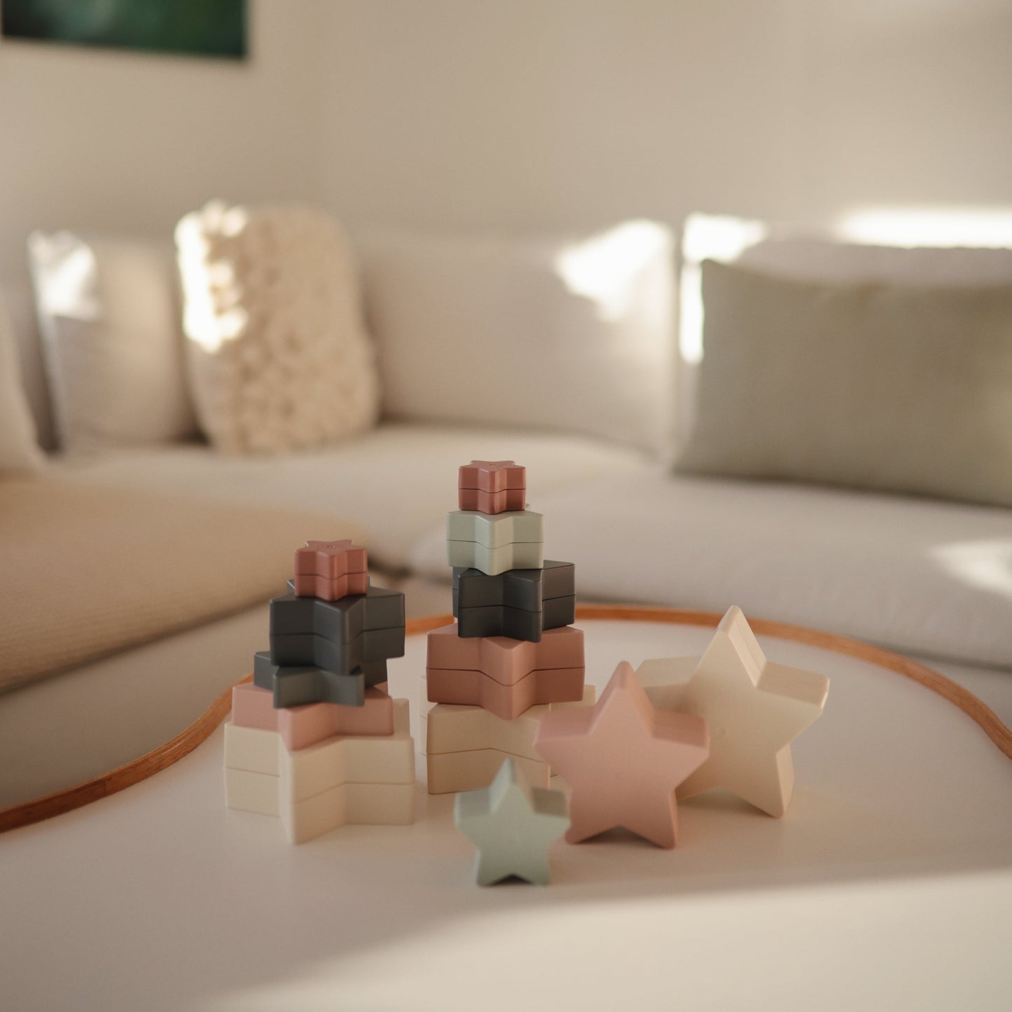 Nesting Stars Toy - Chickadees Wooden Toys