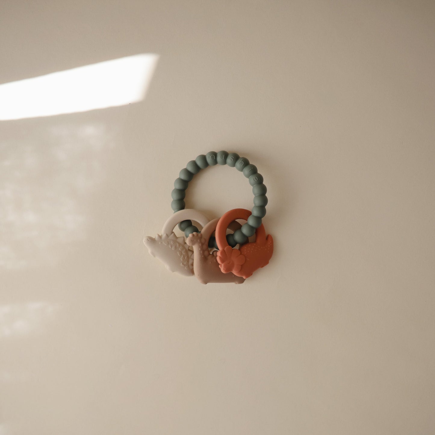 Dino Teething Ring - Chickadees Wooden Toys