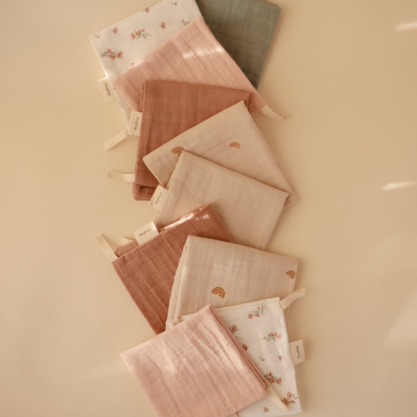 Muslin Cotton Washcloth - Chickadees Wooden Toys