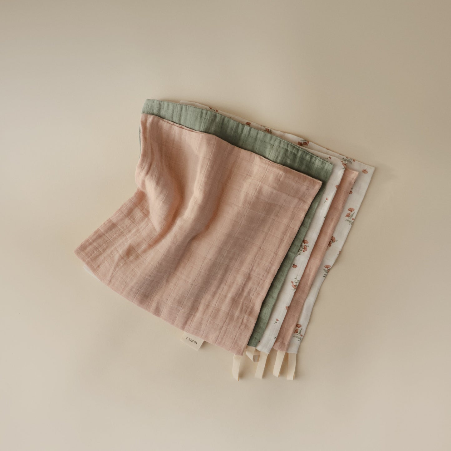 Muslin Cotton Washcloth - Chickadees Wooden Toys