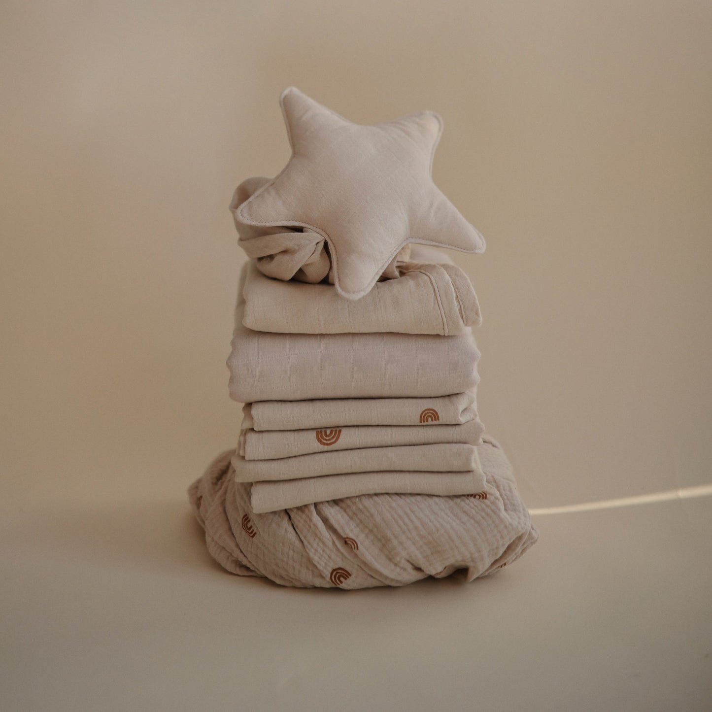 Organic Cotton Muslin Cloths 3-Pack - Chickadees Wooden Toys