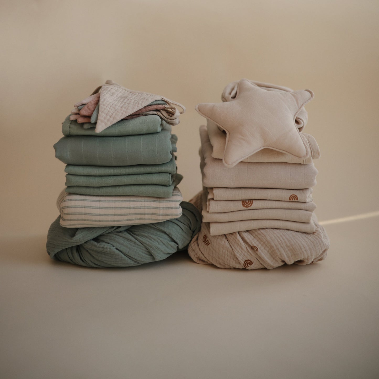 Organic Cotton Muslin Cloths 3-Pack - Chickadees Wooden Toys