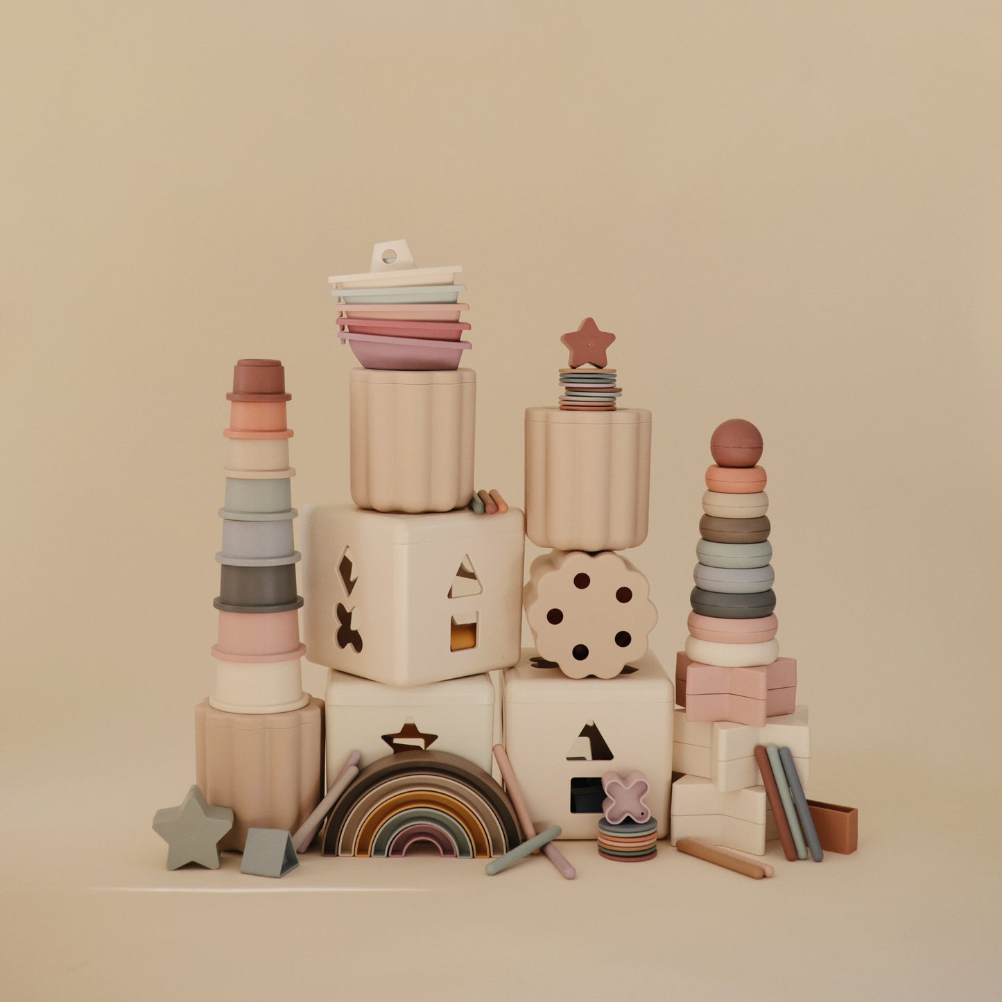 Coin & Tube Sorting Set - Chickadees Wooden Toys
