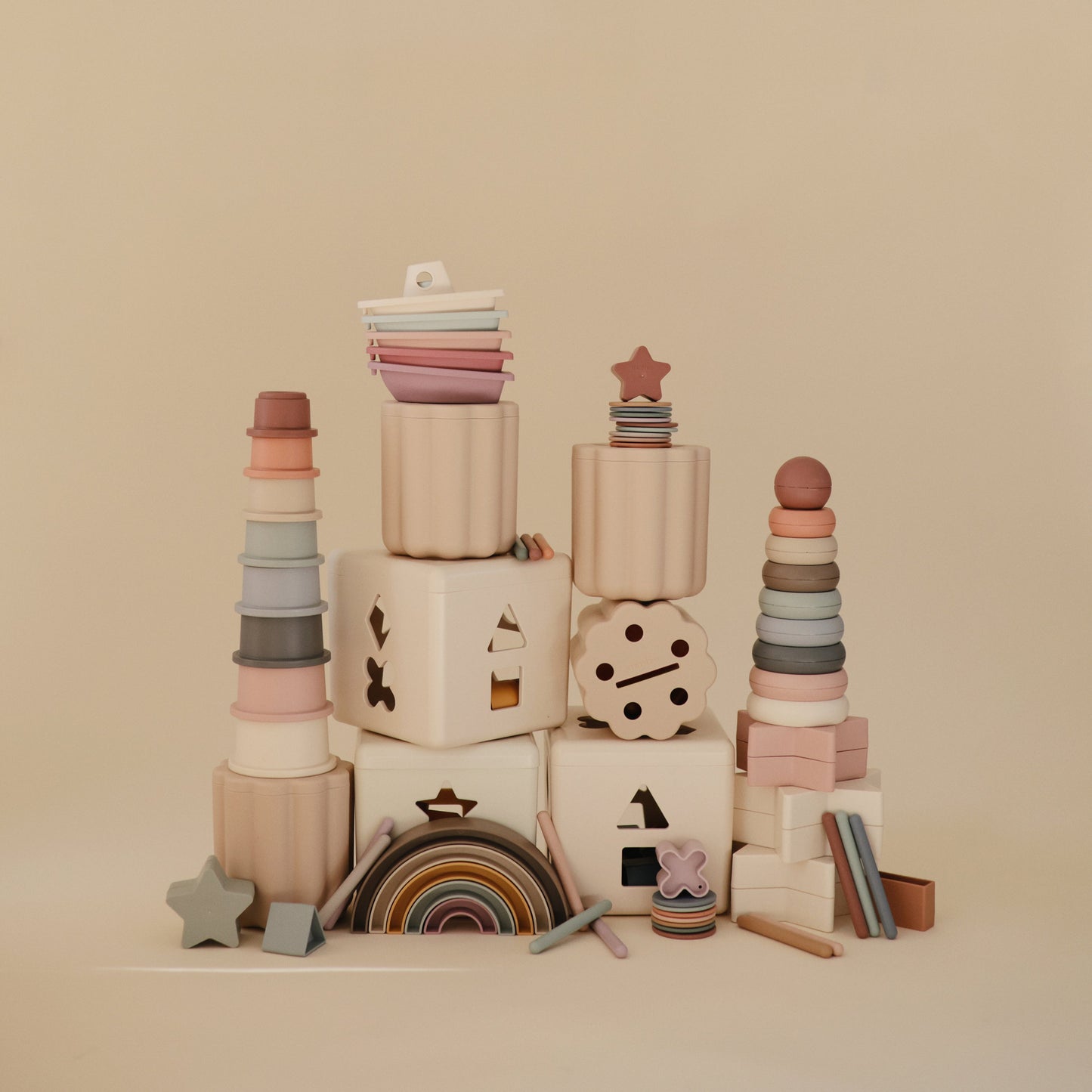 Coin & Tube Sorting Set - Chickadees Wooden Toys