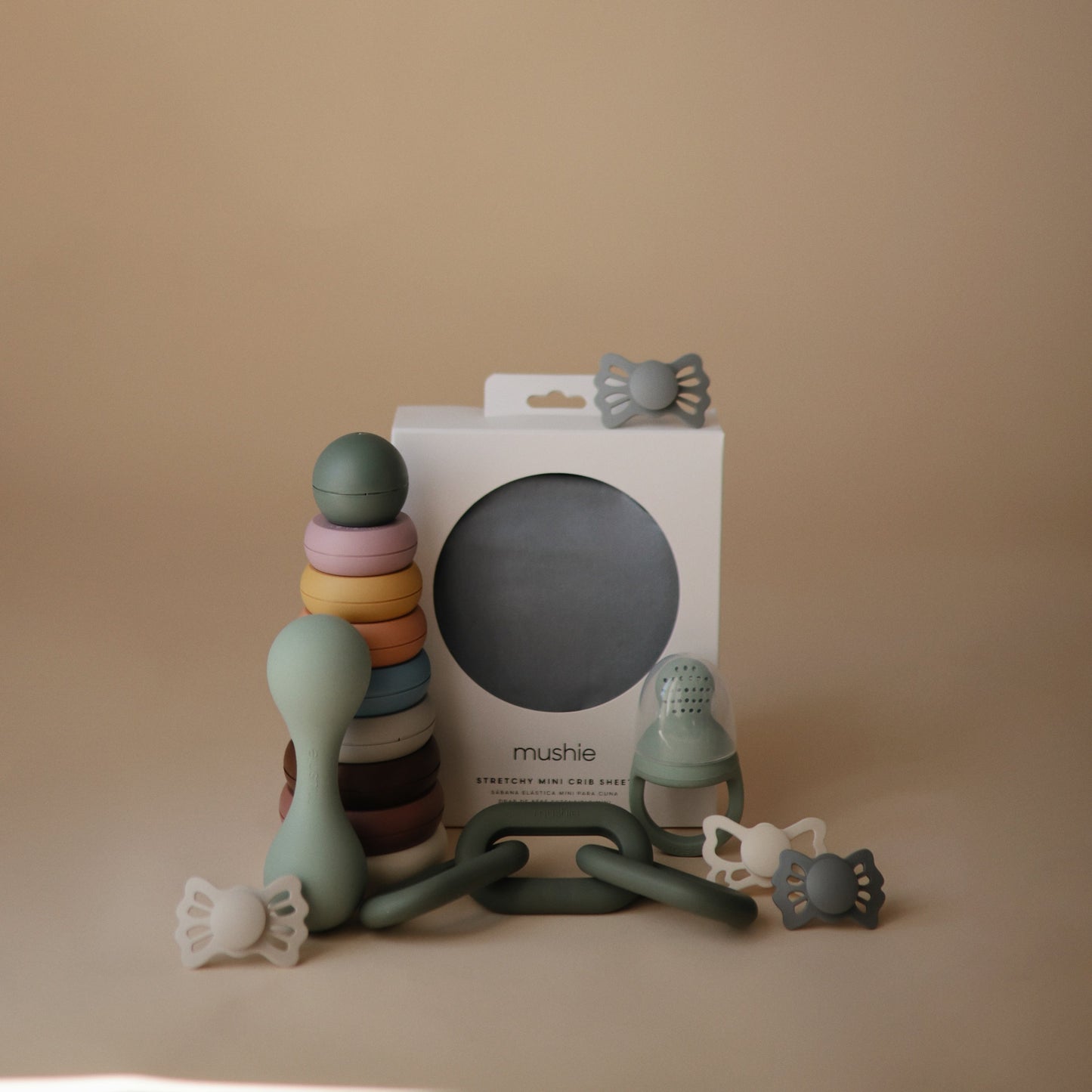 Stacking Rings Toy - Chickadees Wooden Toys