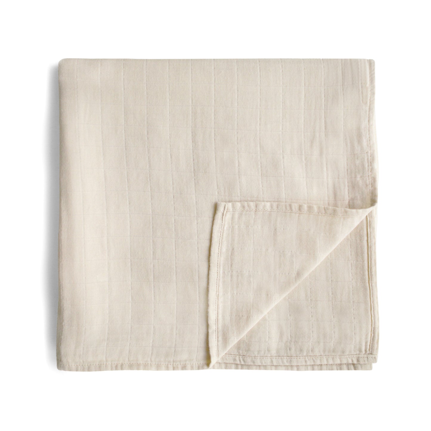 Organic Cotton Muslin Swaddle Blanket - Chickadees Wooden Toys